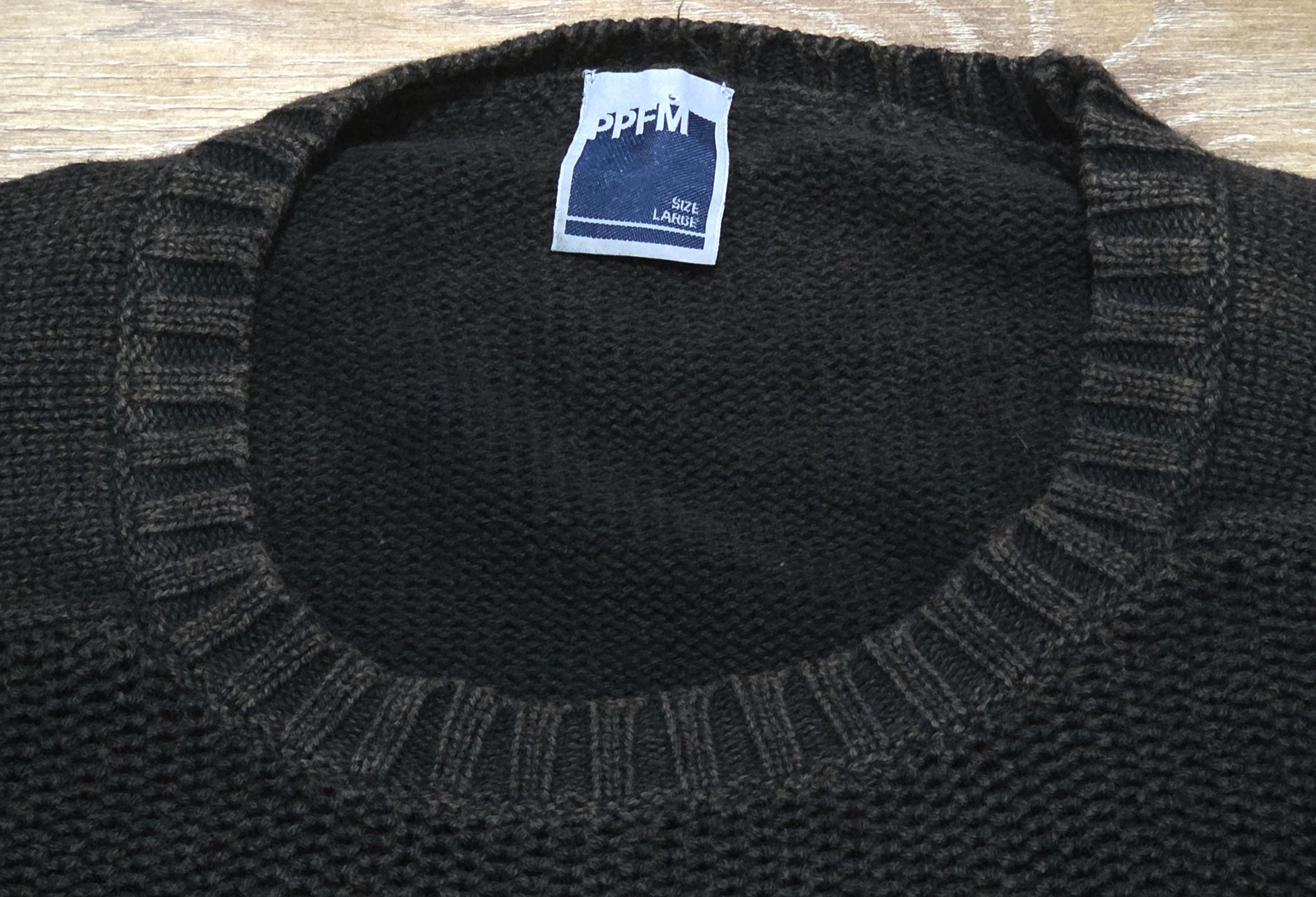 PPFM Vintage PPFM Brand Stonewash Knitwear Cotton Sweater Jumper Size US L / EU 52-54 / 3 - 3 Thumbnail