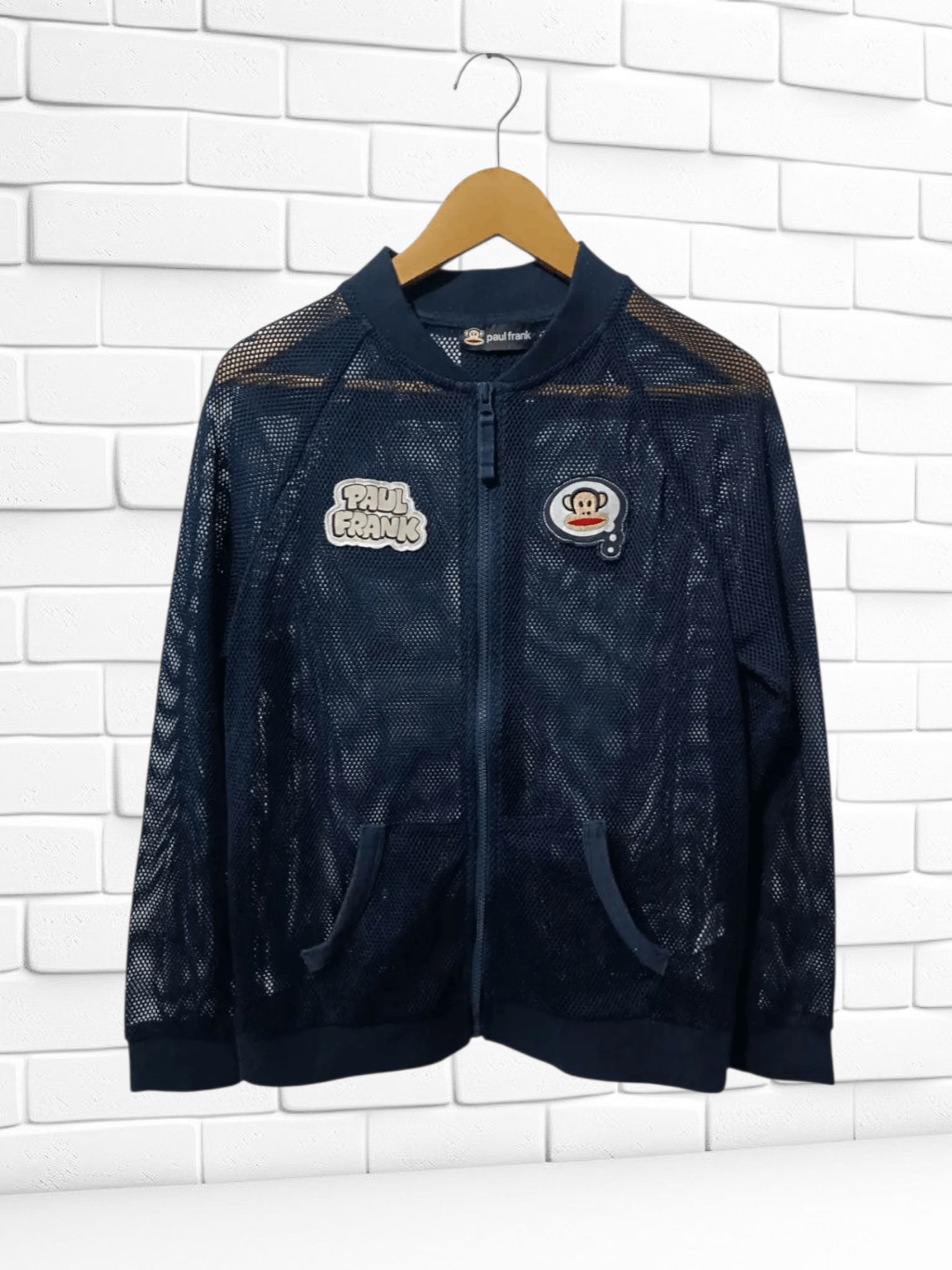 Paul Frank Vintage Paul Frank Mesh Track Jacket Navy Blue Size US M / EU 48-50 / 2 - 1 Thumbnail