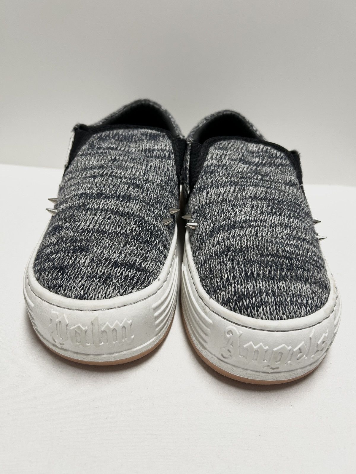 Palm Angels Spiked Slip-On Knit Bumper Sneakers Size US 9 / EU 42 - 2 Thumbnail