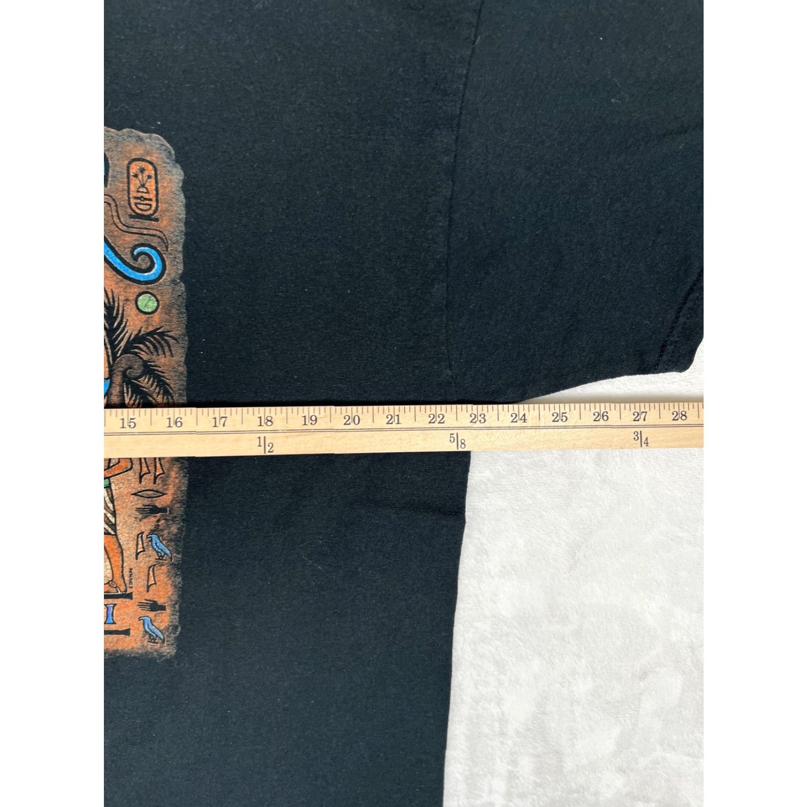 Jerzees VINTAGE Fresno Grand Opera Aida Verdi T-Shirt Mens XL Black Egyptian Graphic Print Crew Neck Short Sleeve | Jerzees Heavyweight Cotton Polyester Size US XL / EU 56 / 4 - 5 Thumbnail