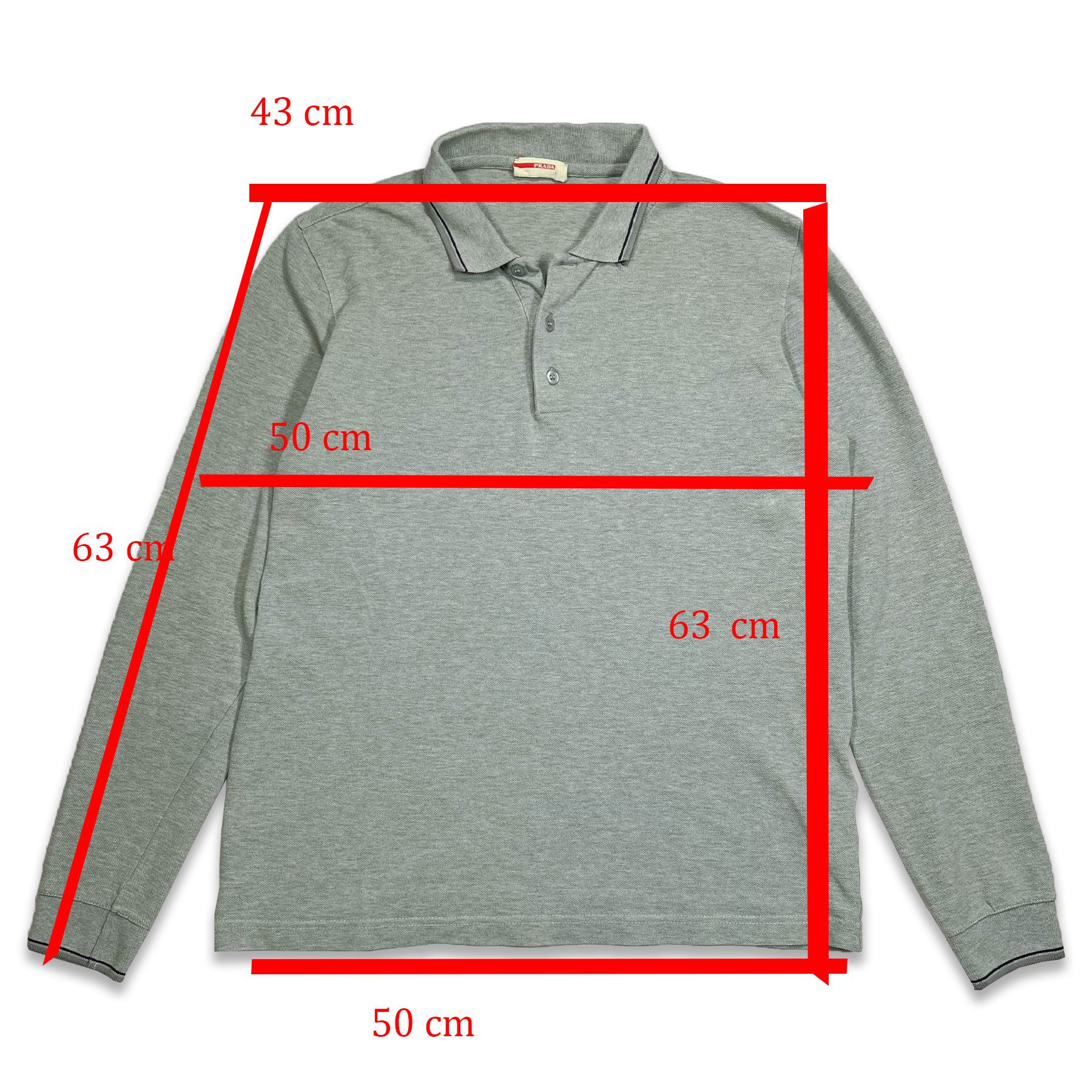 Prada Prada longsleeve polo-rugby • S size Size US S / EU 44-46 / 1 - 9 Thumbnail