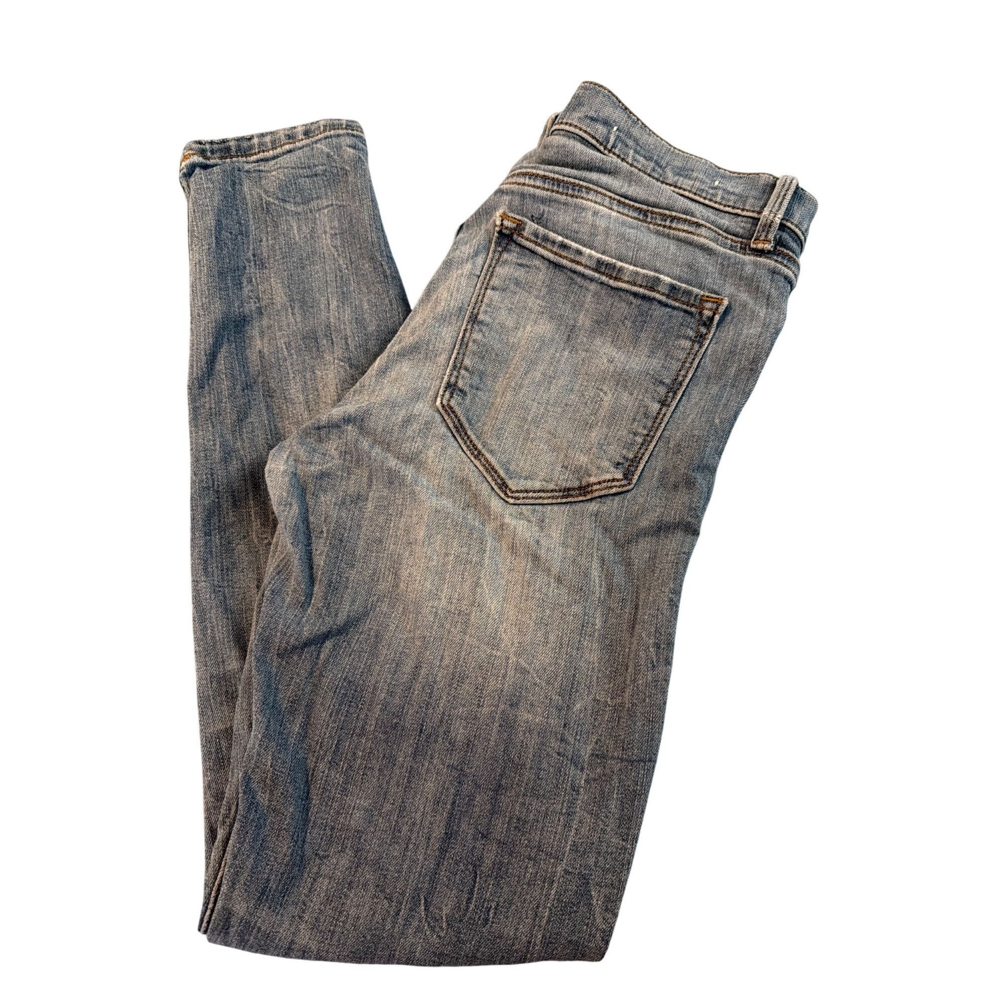 Banana Republic Banana Republic Premium Denim Skinny Ankle Jeans Destroyed H Size 28" / US 6 / IT 42 - 4 Thumbnail