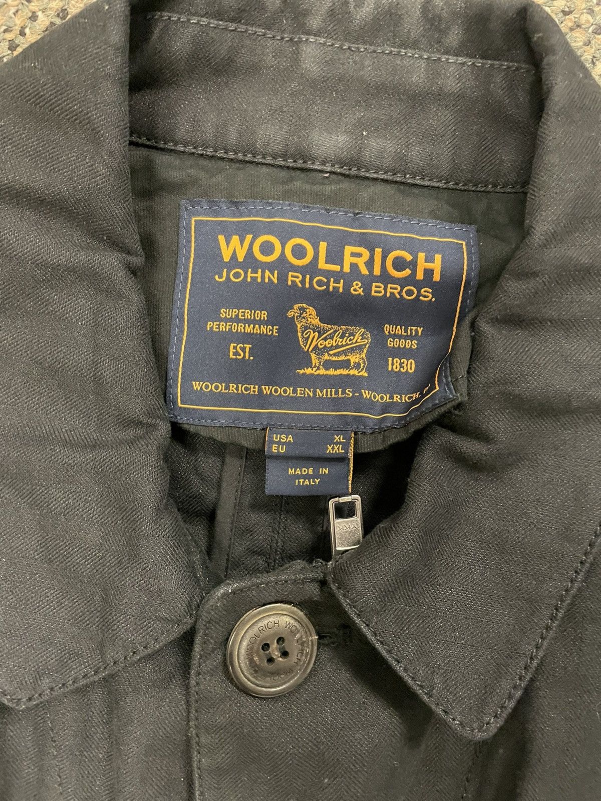 Woolrich Woolen Mills Cotton Crew Field Jacket Size US XL / EU 56 / 4 - 2 Thumbnail