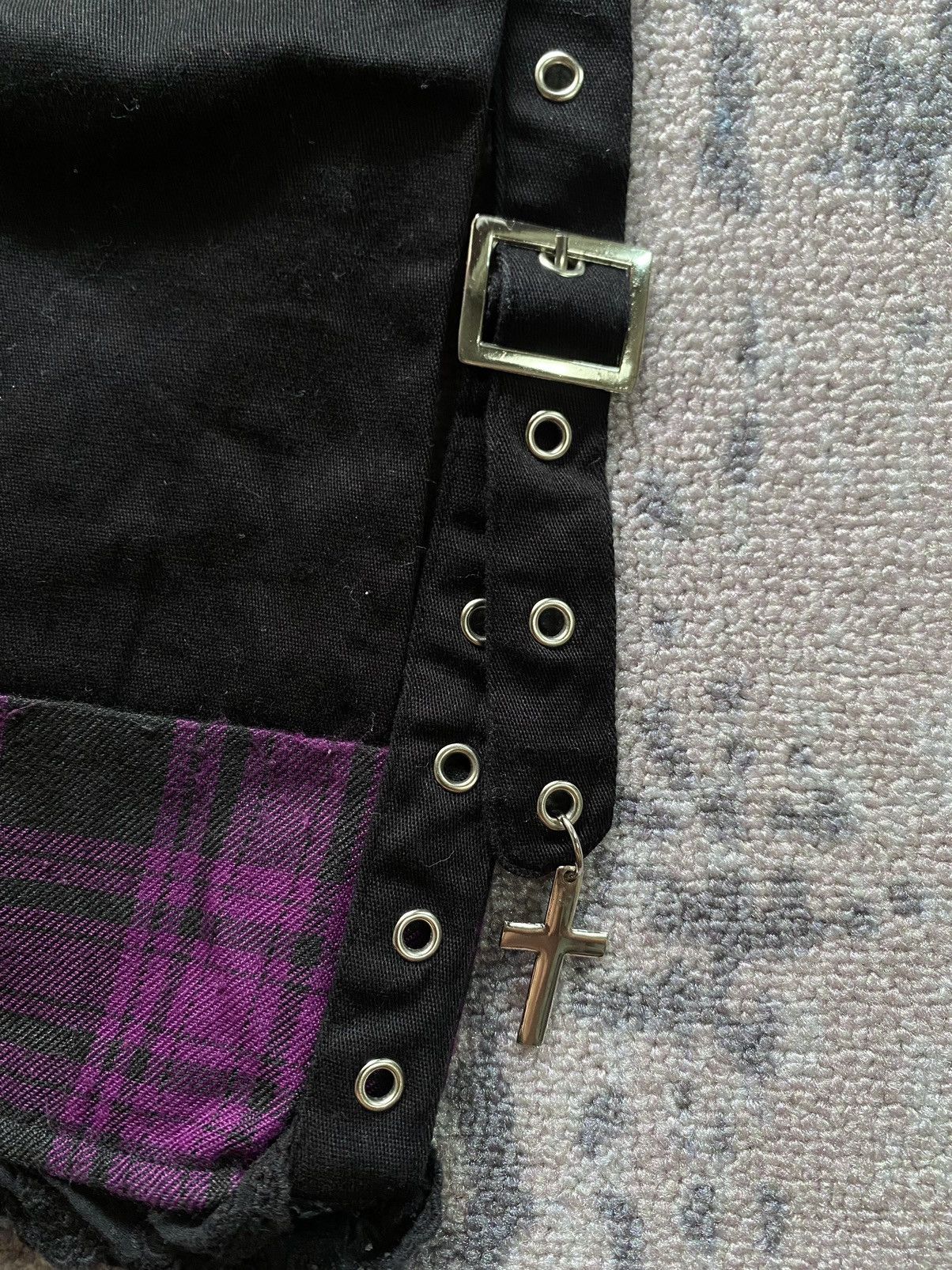 Japanes Bondage With Croos Lace Up gothic Pants