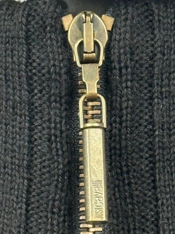 Just Cavalli Just Cavalli Cardigan Con Zip Lana Nero Uomo M Size US M / EU 48-50 / 2 - 10 Thumbnail