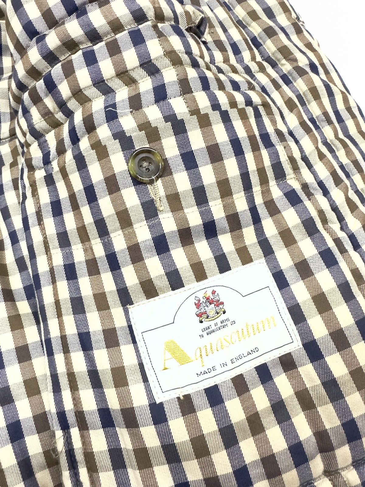 Aquascutum Vintage Aquascutum Quilted York Club Checkered Jacket Size US M / EU 48-50 / 2 - 5 Thumbnail