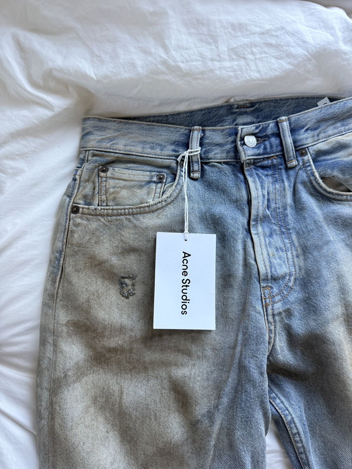 Acne Studios Acne Studios 2021M Penicillin Denim Size US 27 - 1 Thumbnail
