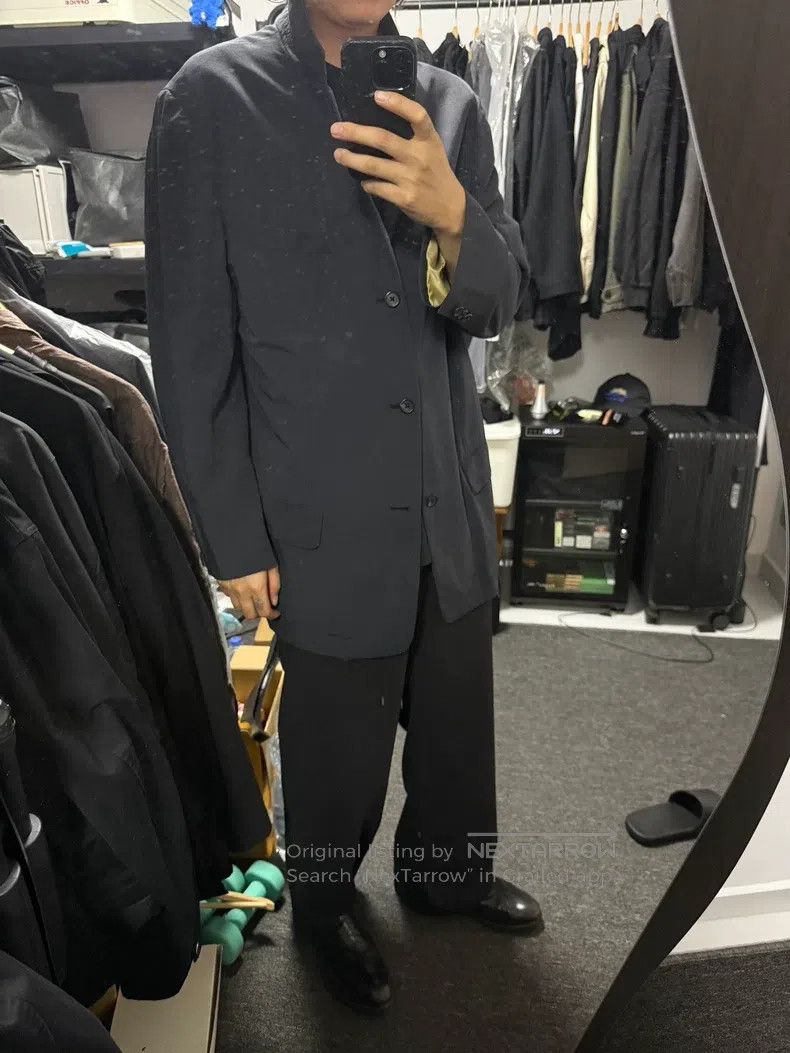 Other Yohji Yamamoto size 4 2000ss cold dyed wool suit with diffe Size 48R - 7 Thumbnail