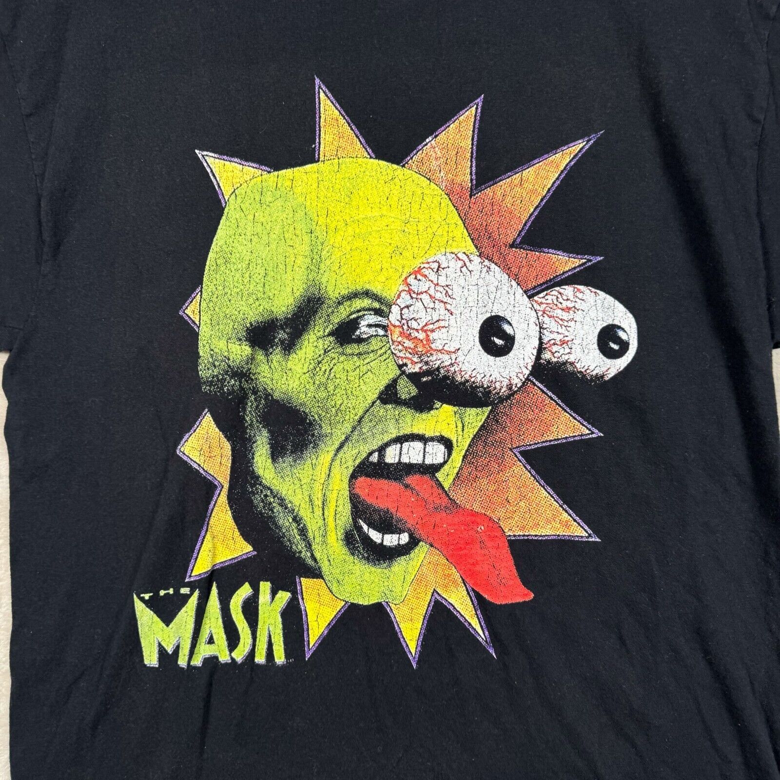 Other Retro Style The Mask T Shirt 1994 Movie Promo Jim Carrey M Size US M / EU 48-50 / 2 - 3 Thumbnail