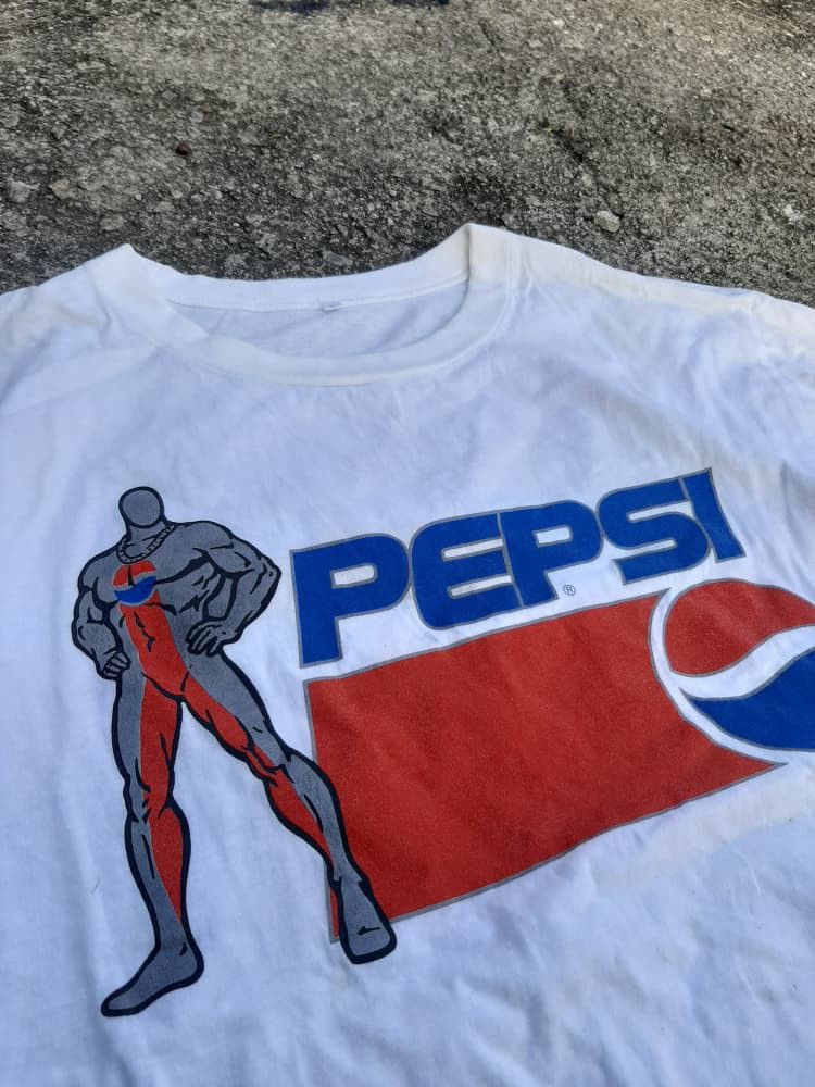Pepsi Vintage 90s Pepsi Man Shirt Size US L / EU 52-54 / 3 - 3 Thumbnail