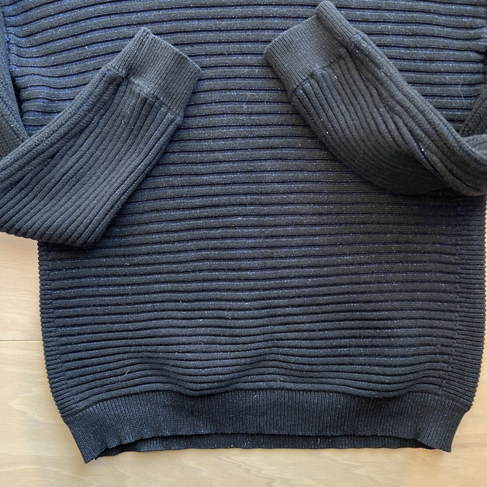 Kenzo Kenzo Paris Sweater Women's Medium Black Blue Wool Size M / US 6-8 / IT 42-44 - 5 Thumbnail
