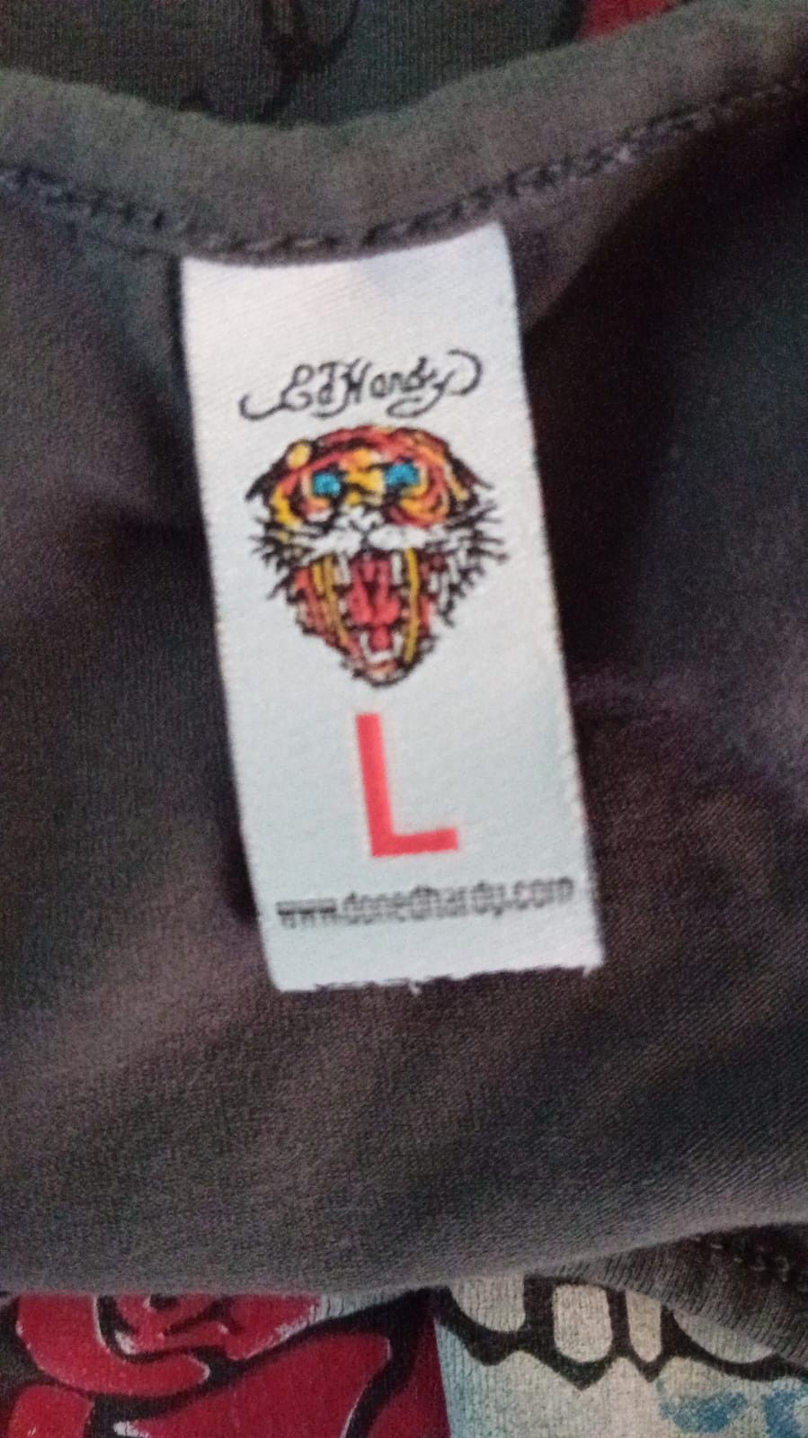 Ed Hardy Ed Hardy Woman's Tank Top Skull Roses Double Sided sz L Size L / US 10 / IT 46 - 3 Thumbnail