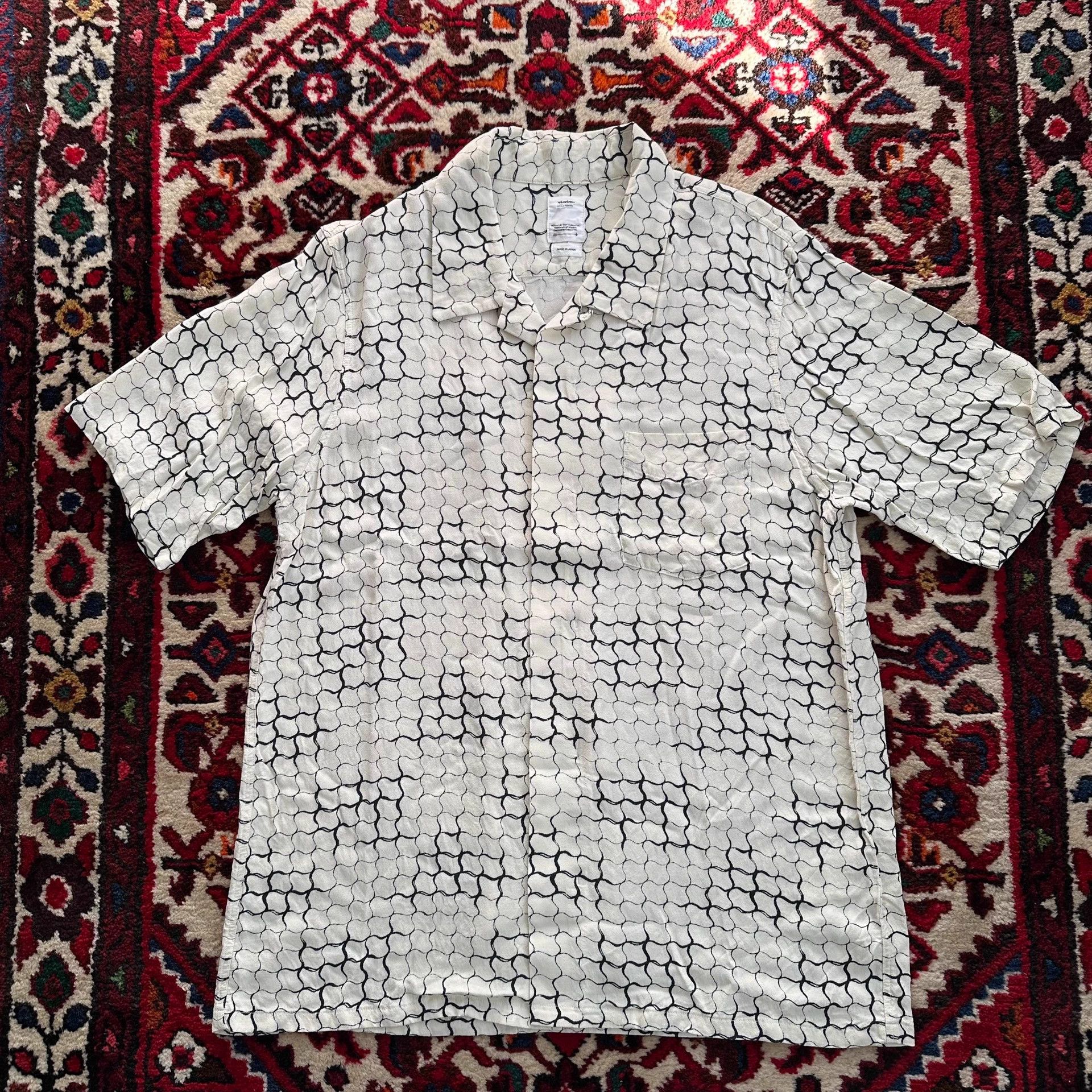 Visvim Visvim 20ss Snake Print Hawaiian Short Sleeve Ivory 3 Size US L / EU 52-54 / 3 - 2 Thumbnail
