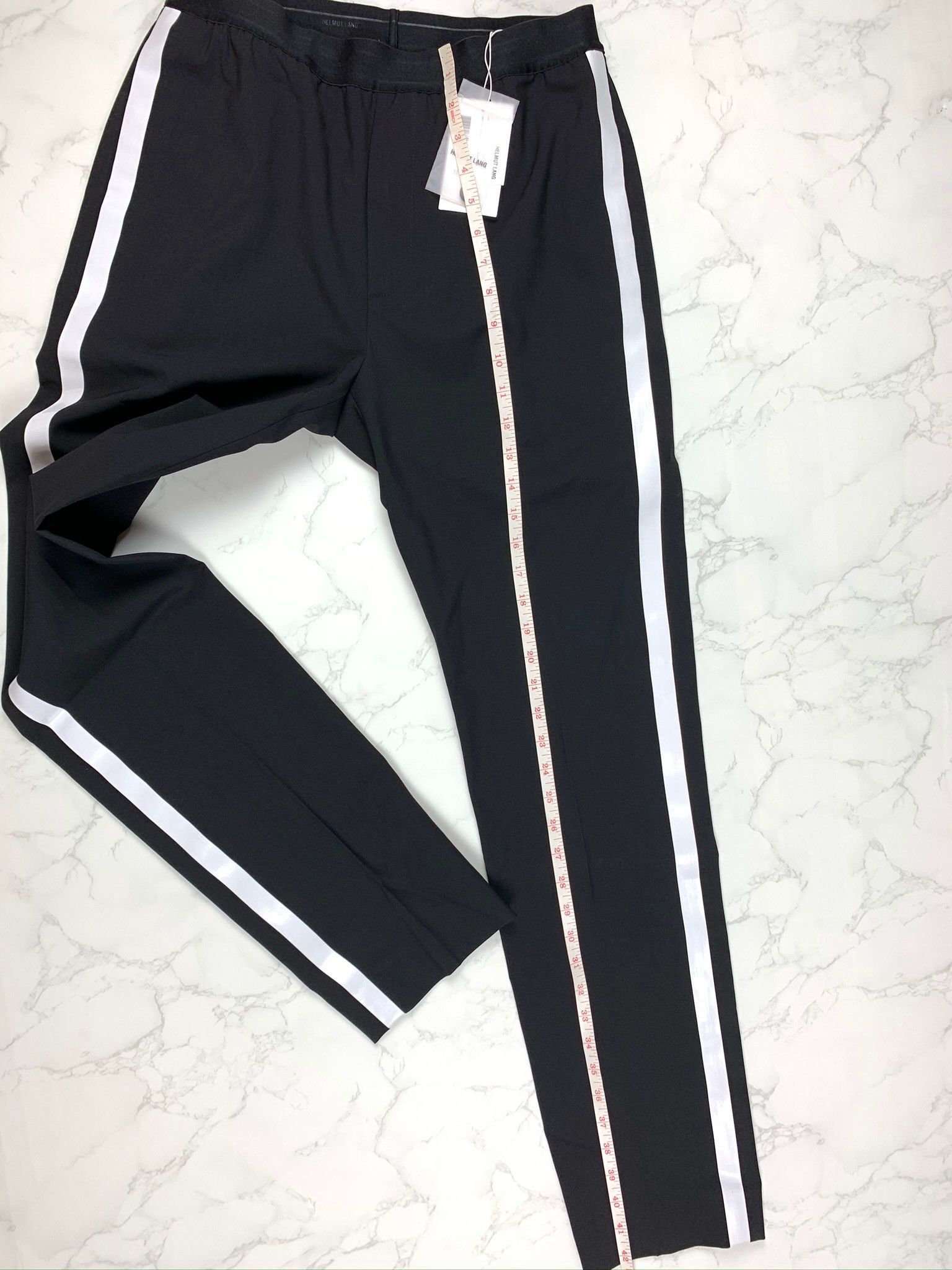 Helmut Lang 🔥65% OFF🔥 [SALE] Helmut Lang Band Pull On Black Pants Size US 30 / EU 46 - 8 Thumbnail