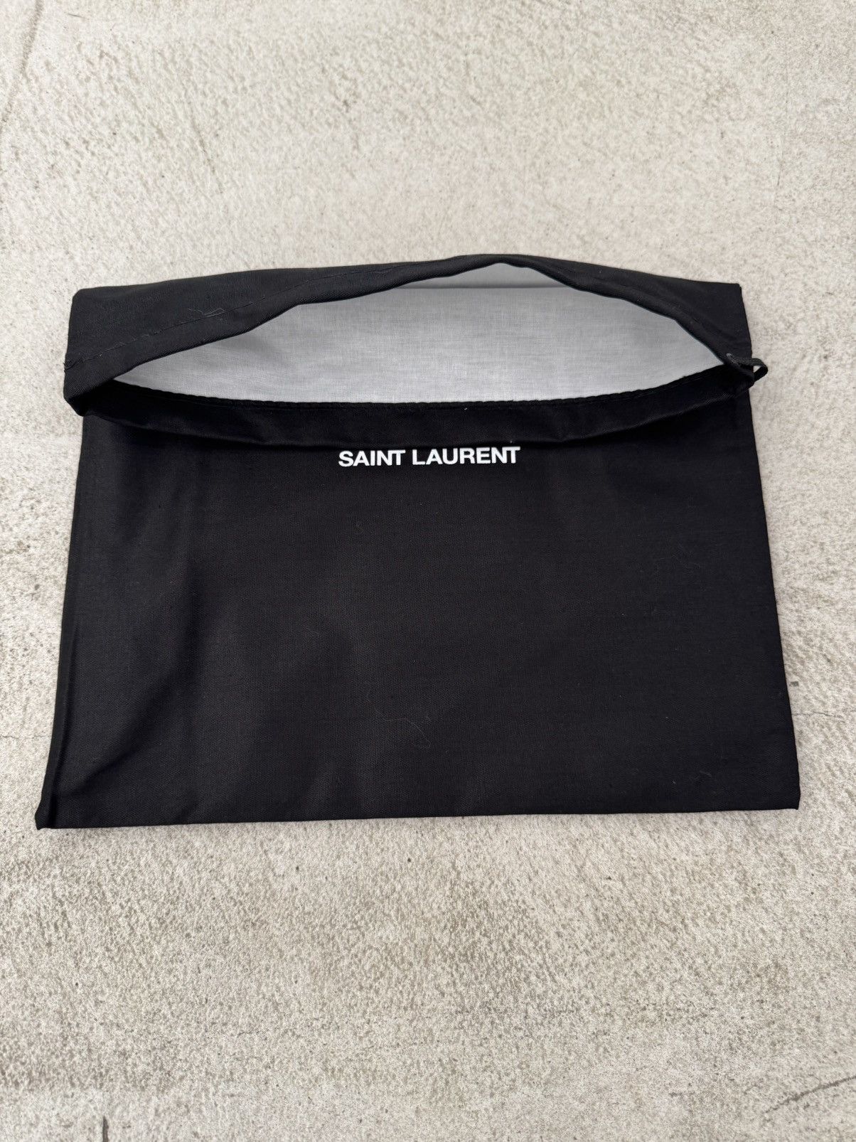 Saint Laurent Paris × Yves Saint Laurent Saint Laurent Black Cloth Lined Dust Bag 11.5"x12" Size ONE SIZE - 3 Thumbnail
