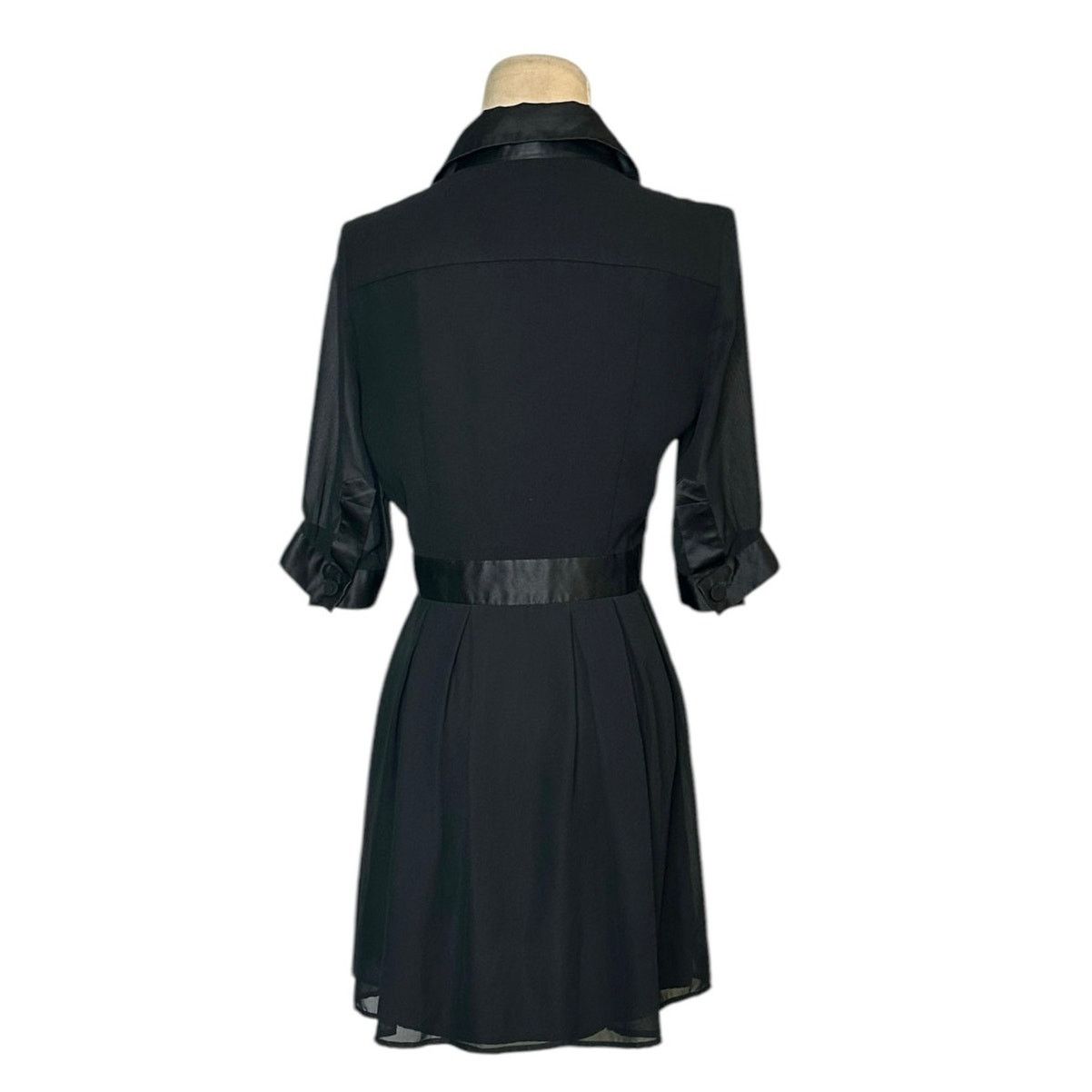 Jonathan Saunders Jonathan Saunders chiffon and satin mini shirt dress size 7 Size M / US 6-8 / IT 42-44 - 17 Thumbnail