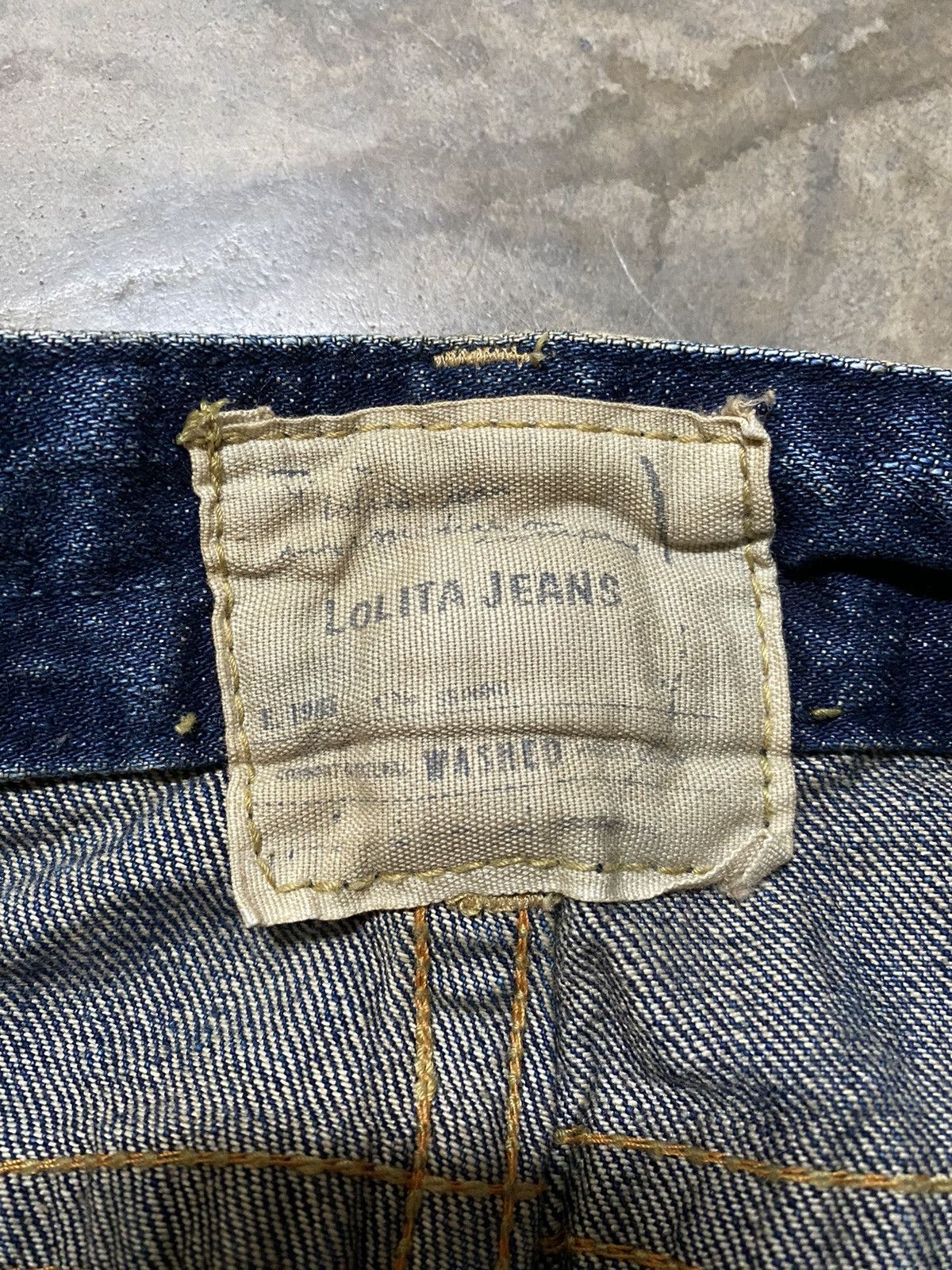 Japanese Brand Flare Jeans Japan Lolita Washed Distressed Jeans Size US 28 / EU 44 - 13 Thumbnail