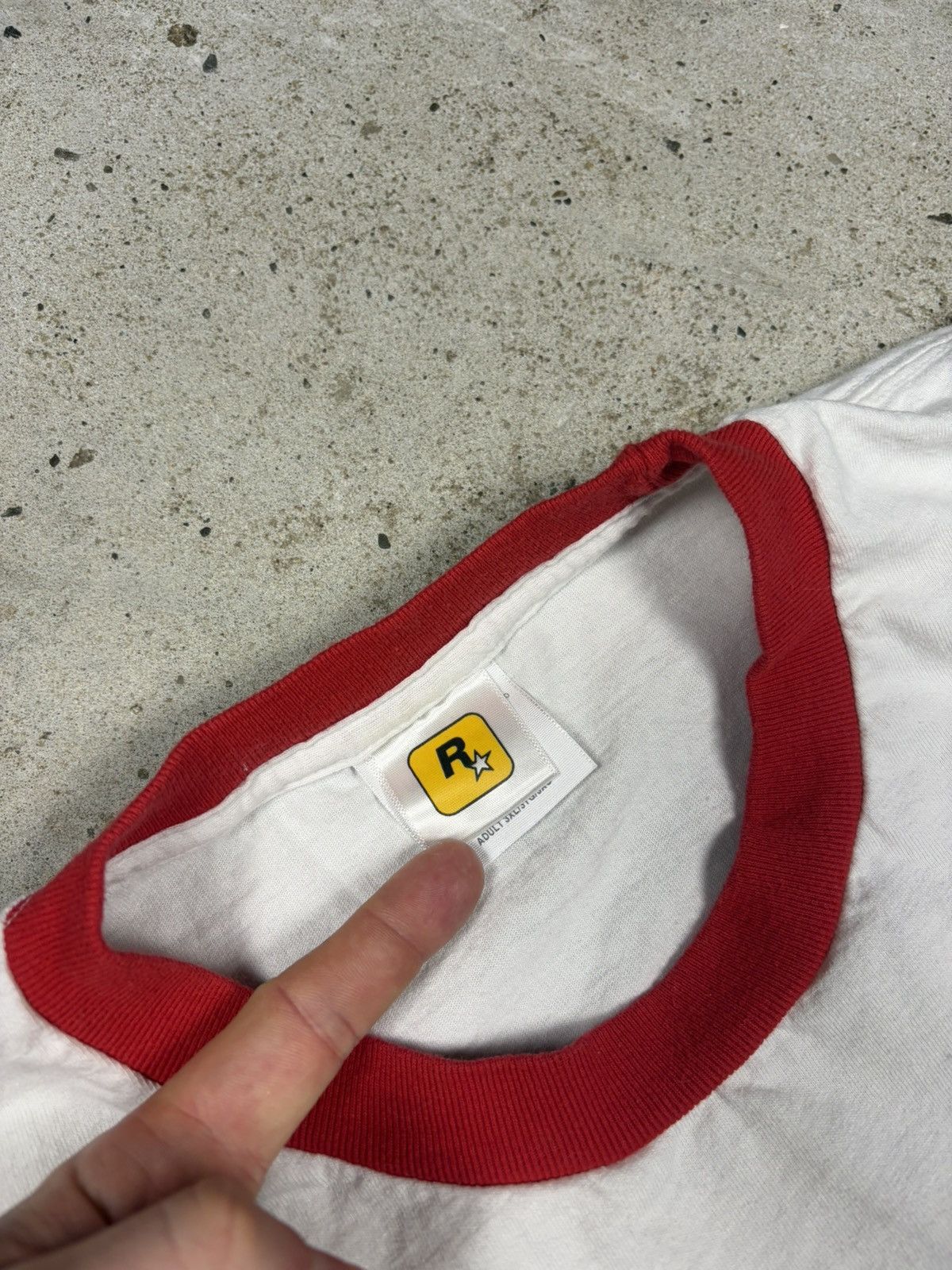 Rockstar Games Rockstar Grand Theft Auto 5 V Promo Tee White Space Rangers Size US XXL / EU 58 / 5 - 10 Thumbnail