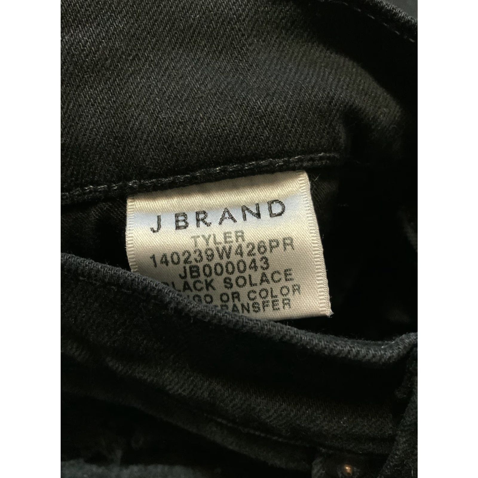 J Brand J Brand Tyler Black Solace Distressed Slim Fit Mens Denim Jeans Sz. 30 Size US 30 / EU 46 - 6 Thumbnail