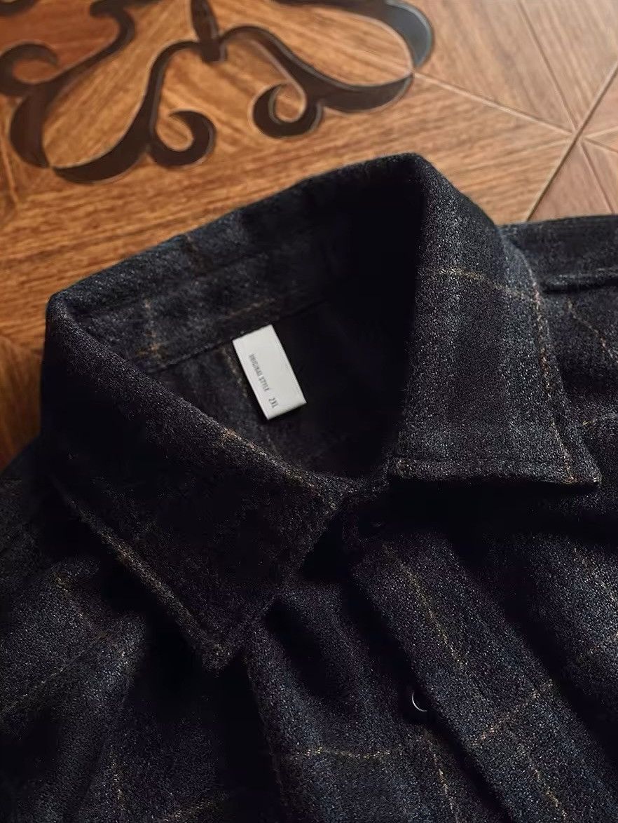 Japanese Brand × Vintage American Streetwear Loose Thick Plaid Shirt Y2k Size US XXL / EU 58 / 5 - 2 Thumbnail