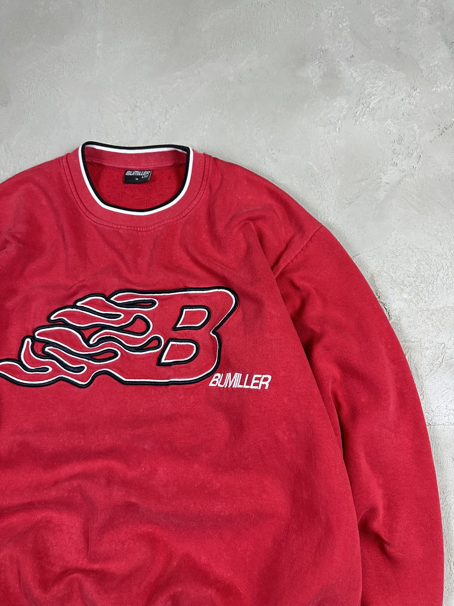 JNCO Vintage Crazy Y2k JNCO Style Flame Boxy Hiphop Sweatshirt Size US XL / EU 56 / 4 - 7 Thumbnail