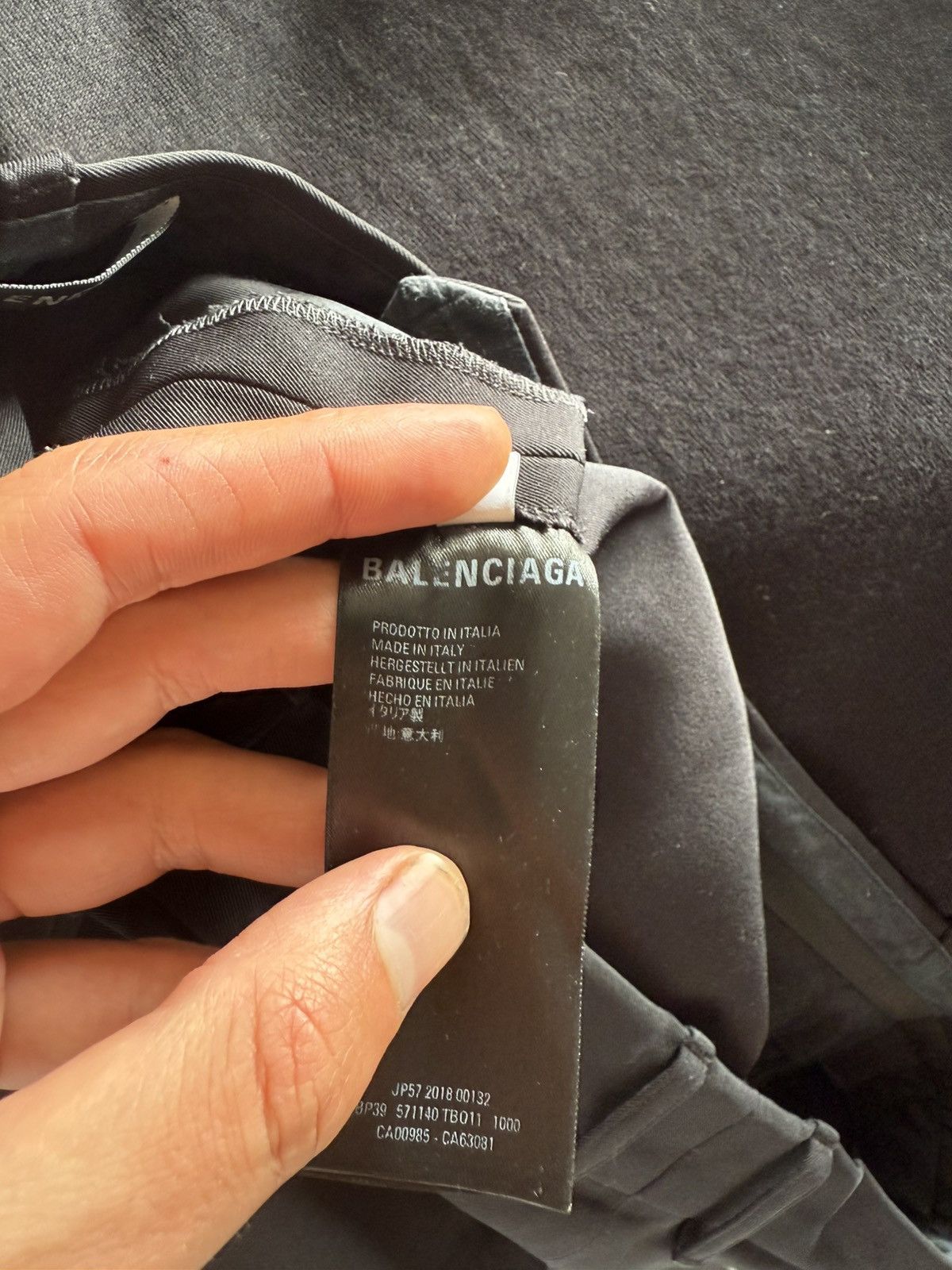 Balenciaga Balenciaga Straight-Leg Black Wool Trousers Size US 32 / EU 48 - 12 Thumbnail