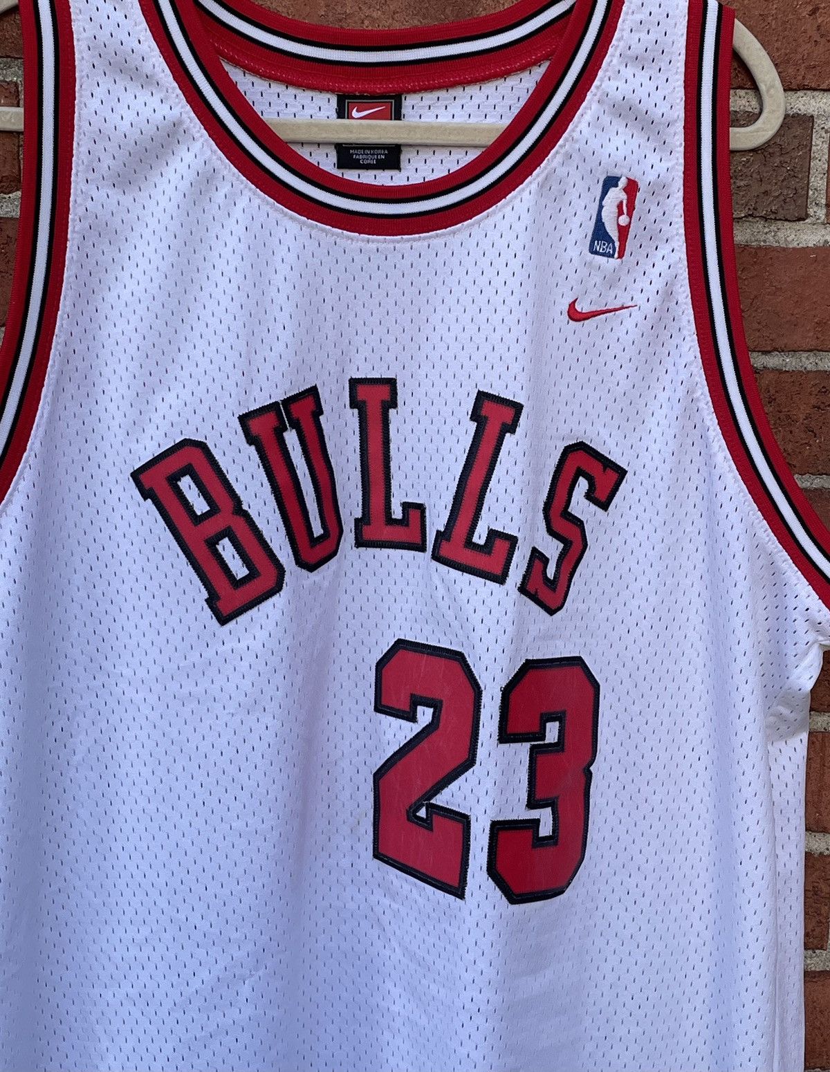 Nike Nike Team Michael Jordan 1984 Chicago Bulls Flight Jersey Size US XL / EU 56 / 4 - 4 Thumbnail