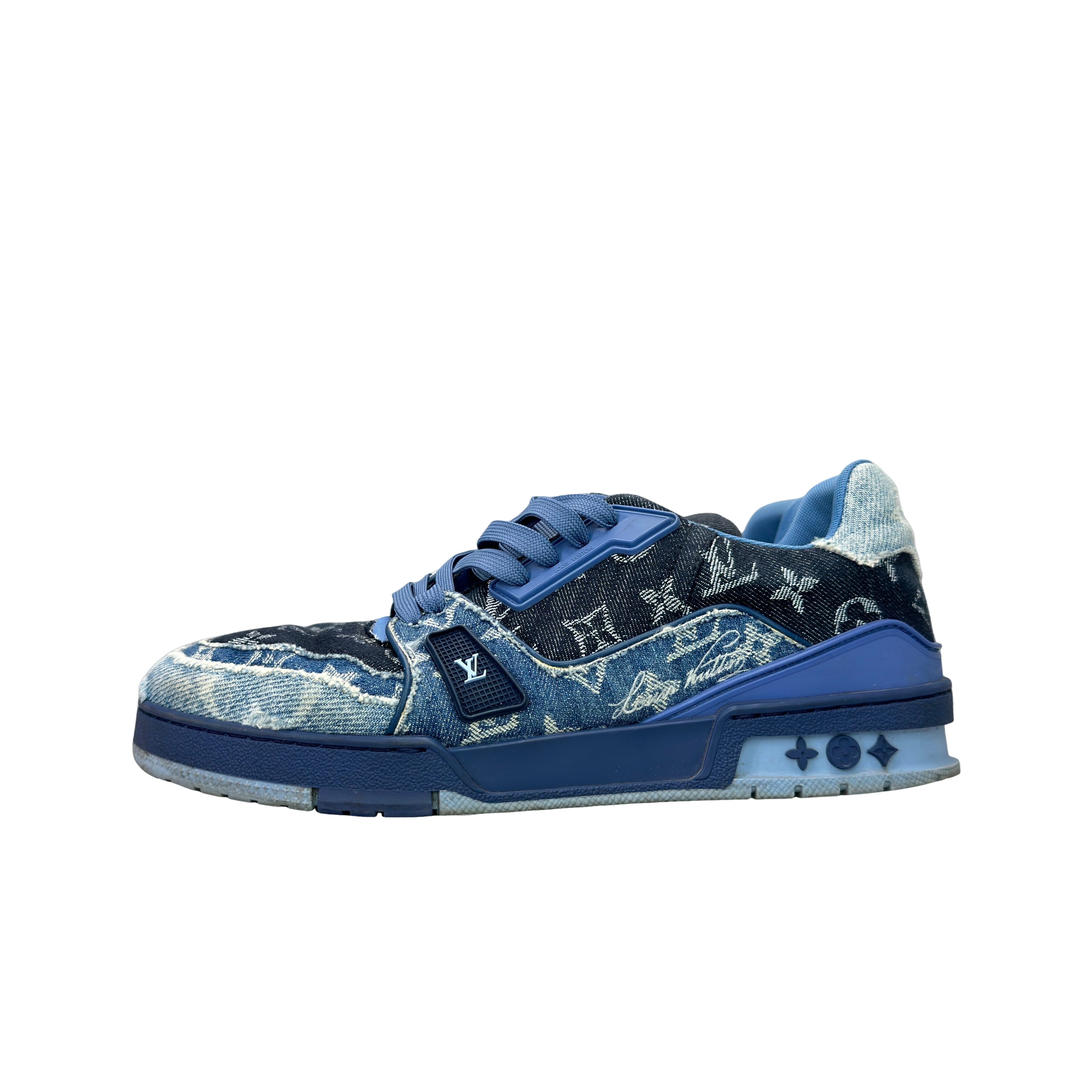 Louis Vuitton Louis Vuitton Monogram Denim Trainer Sneakers 9.5 Size US 9.5 / EU 42-43 - 1 Thumbnail