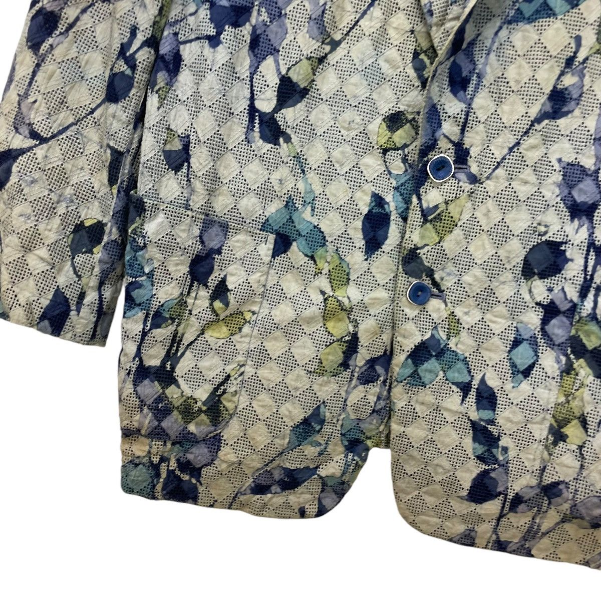 Yohji Yamamoto Vintage Pacthwork Mesh Jacket Size US M / EU 48-50 / 2 - 9 Thumbnail
