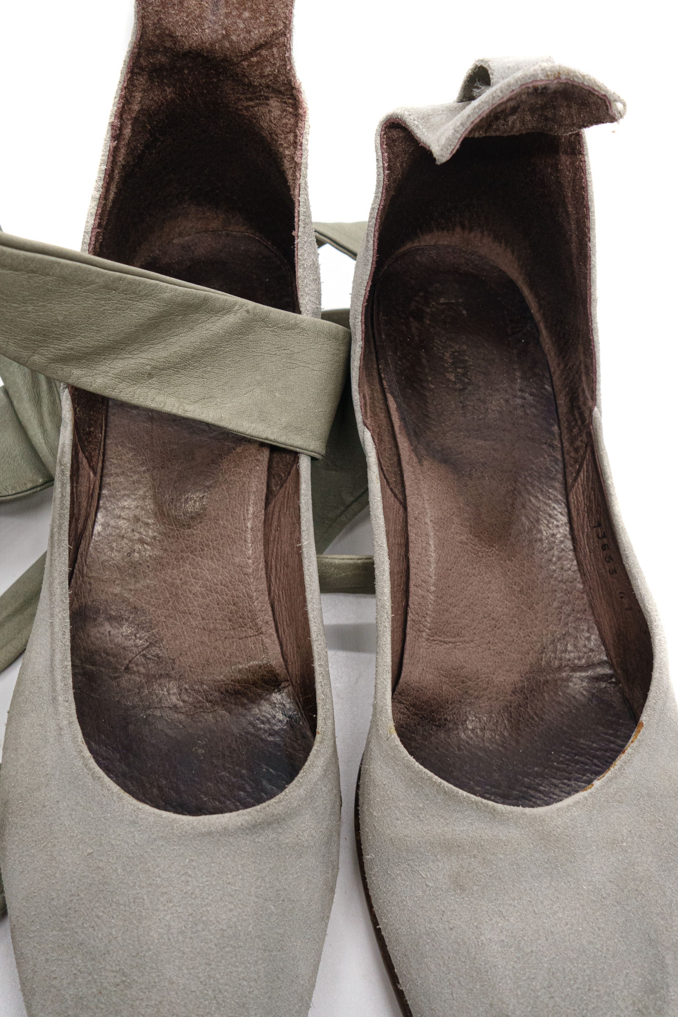 Issey Miyake 00S Suede Leather Straps Over Boots Vintage Size US 11 / IT 41 - 8 Thumbnail