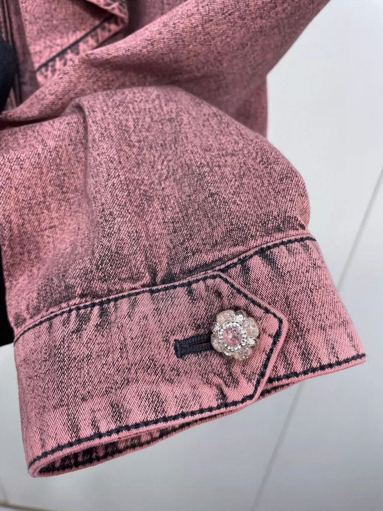 Chanel Chanel 24A soft denim lace shirt 2504-Nextarrow Size XS / US 0-2 / IT 36-38 - 3 Thumbnail