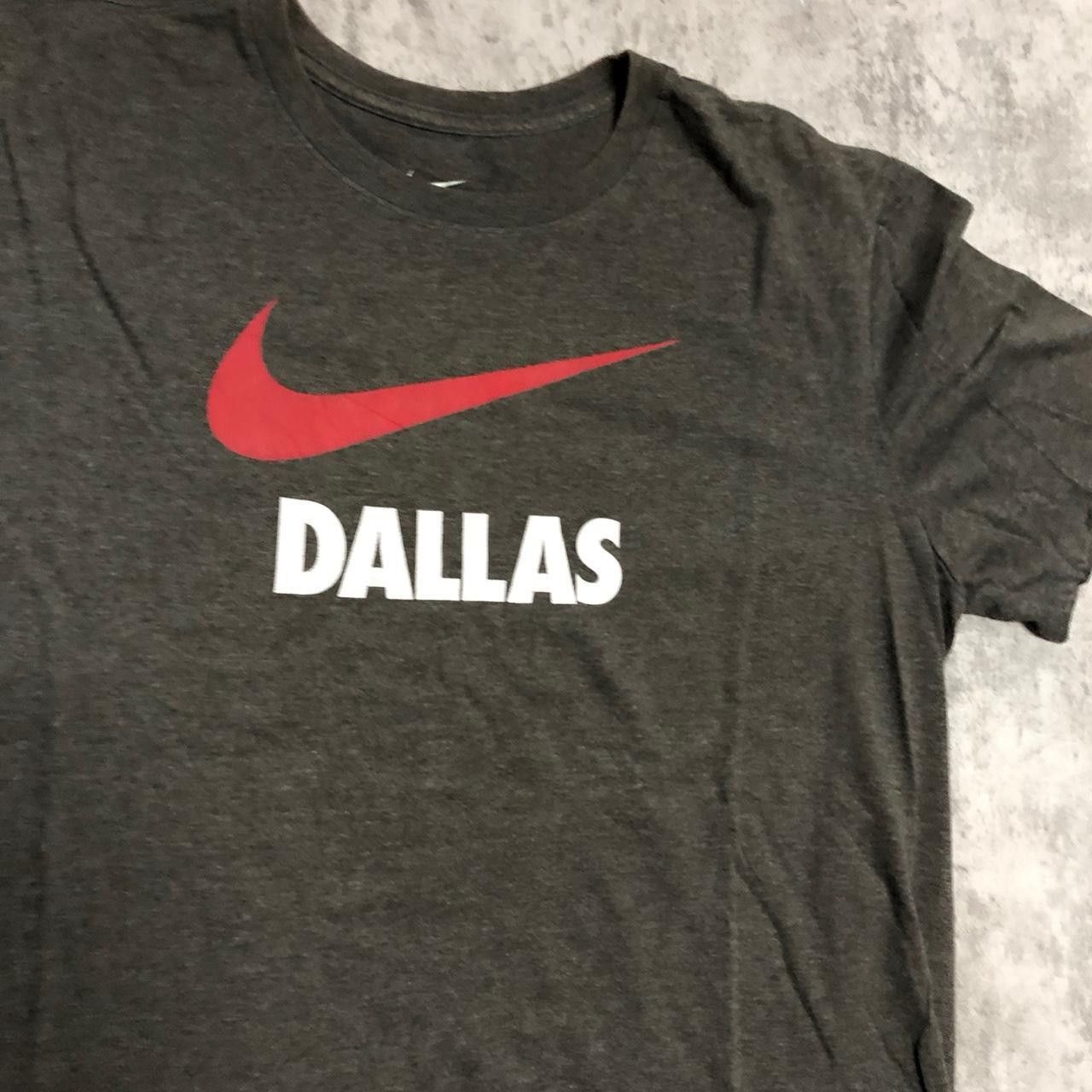 Nike Grey and red Nike DALLAS t-shirt Size US L / EU 52-54 / 3 - 2 Thumbnail