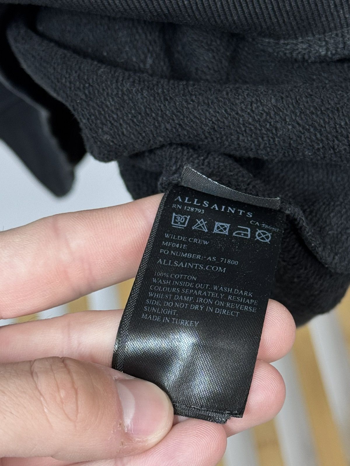 Allsaints Allsaints Wilde Crew Basic Sweatshirt Men’s size L-XL Size US XL / EU 56 / 4 - 6 Thumbnail