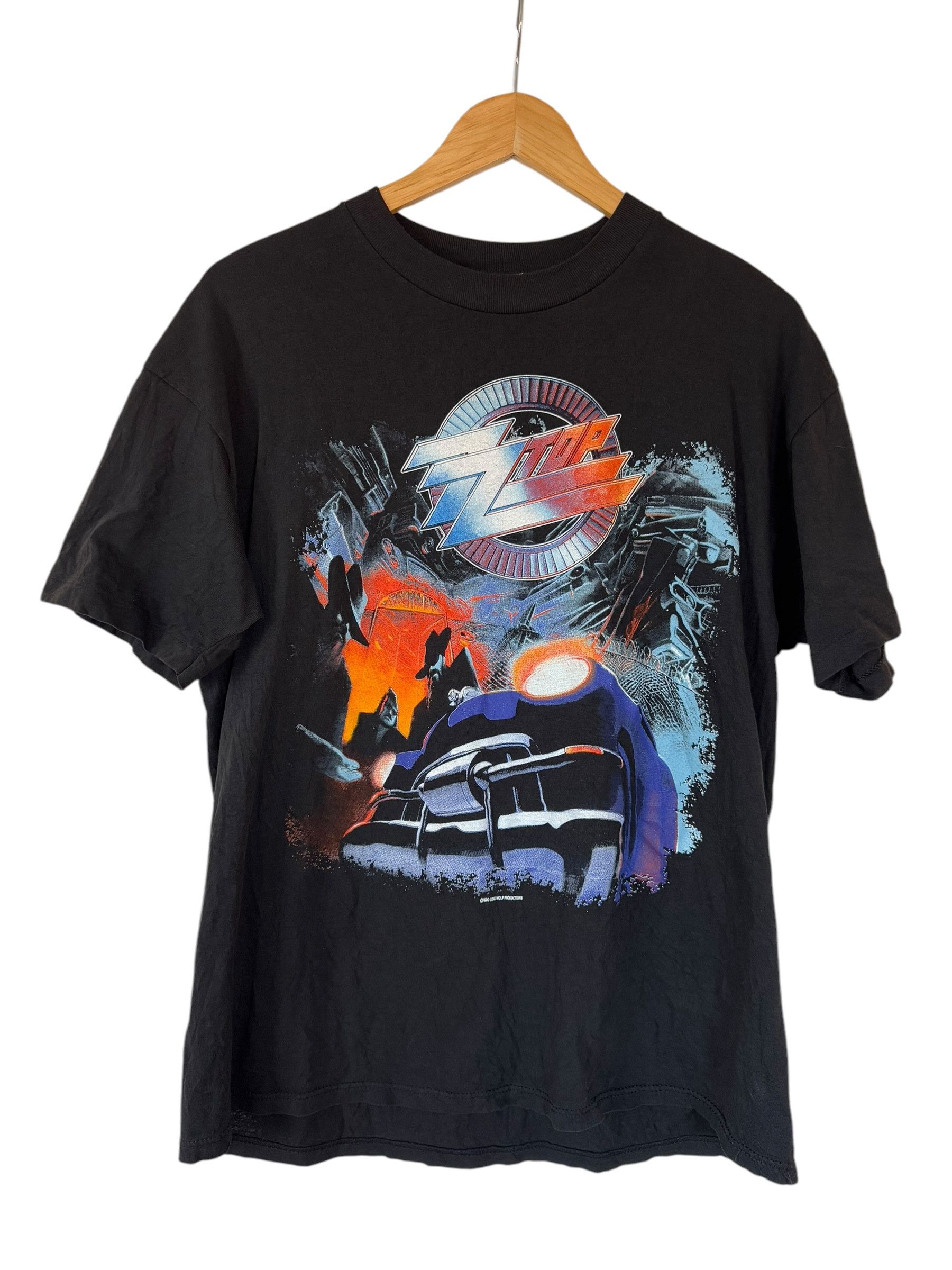 Band Tees Vintage 1990 ZZ Top Recycler World Tour T-shirt Size US XL / EU 56 / 4 - 1 Thumbnail