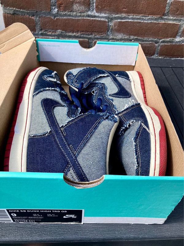Nike dunk sb denim reese forbes US 9 skateboarding Size US 9 / EU 42 - 8 Thumbnail
