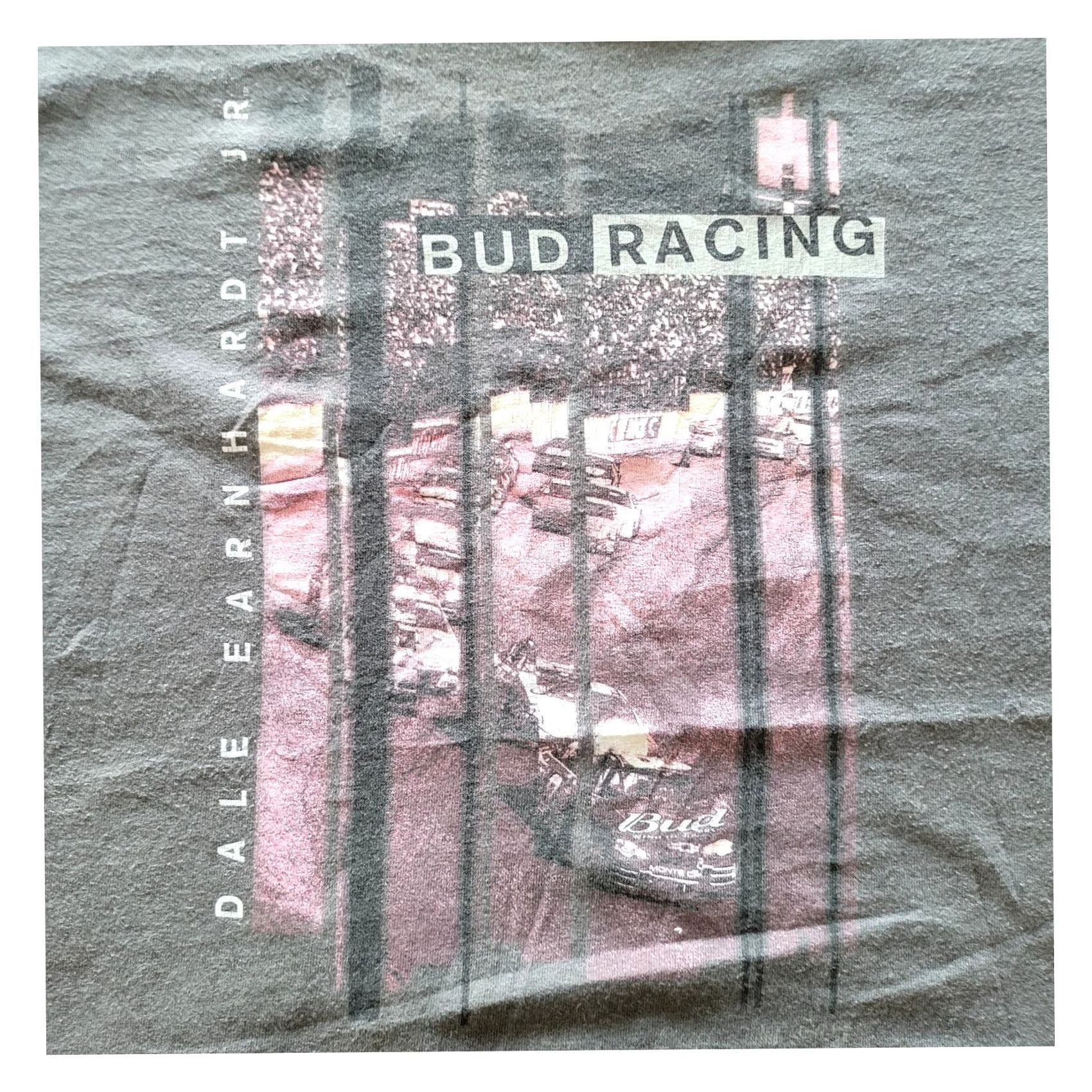 Chase Authentics Vintage Dale Earnhardt Jr. Bud Racing T-Shirt - Large (L) - 100% Cotton - Chase Authentics - Gray - Unisex Adults - Short Sleeve - Crew Neck Size US L / EU 52-54 / 3 - 3 Thumbnail