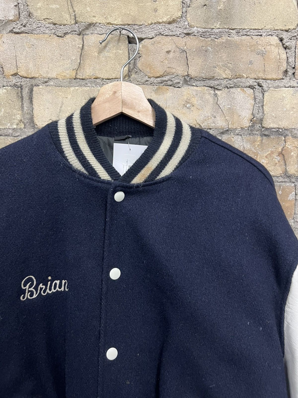 Vintage Vintage Varsity Jacket Frontier DeLong Size US M / EU 48-50 / 2 - 2 Thumbnail