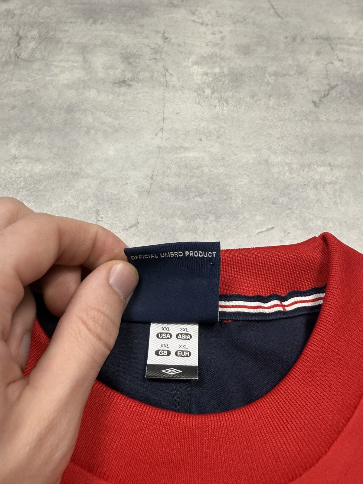 Umbro Umbro England Jersey 2000s Size US XXL / EU 58 / 5 - 6 Thumbnail