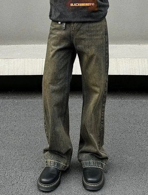 Japanese Brand × Jean Washed Stacked Flared Denim Jeans Size US 30 / EU 46 - 3 Thumbnail