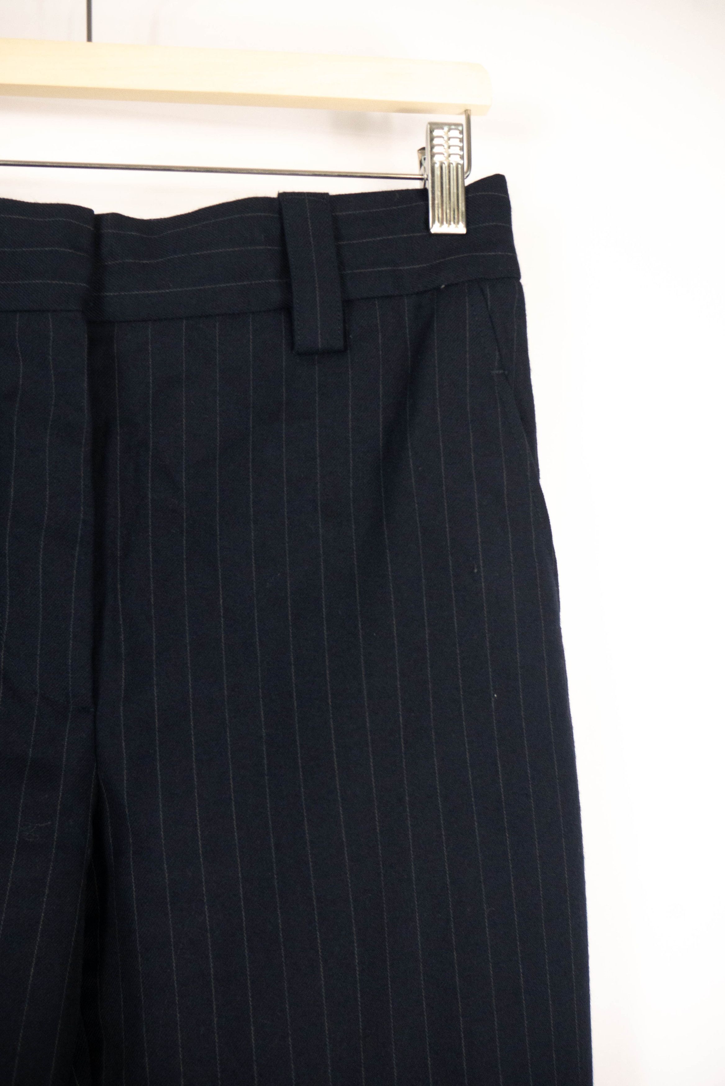 Acne Studios Acne Studios Trea Pin Wo 100% wool pants striped Size 25" / US 0 / IT 36 - 3 Thumbnail