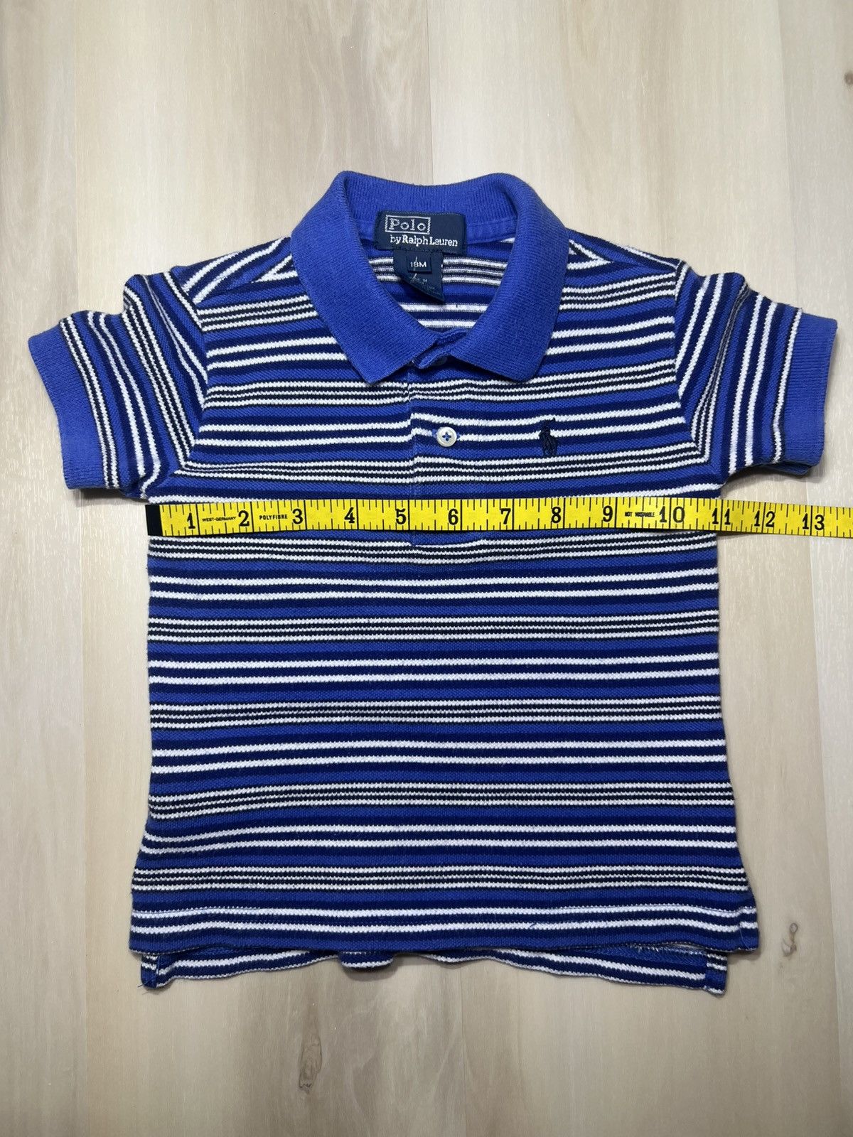 Polo Ralph Lauren Polo Ralph Lauren Blue & White Striped Baby Boy Sz 18m Polo Size US XXS / EU 40 - 5 Thumbnail