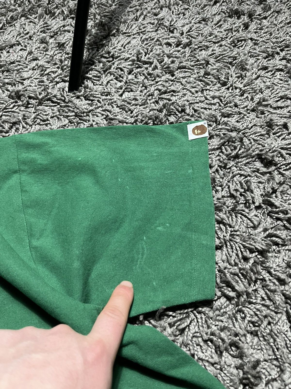 Bape BAPE SHARK ONE POINT WGM GREEN T-SHIRT Size US XL / EU 56 / 4 - 7 Thumbnail
