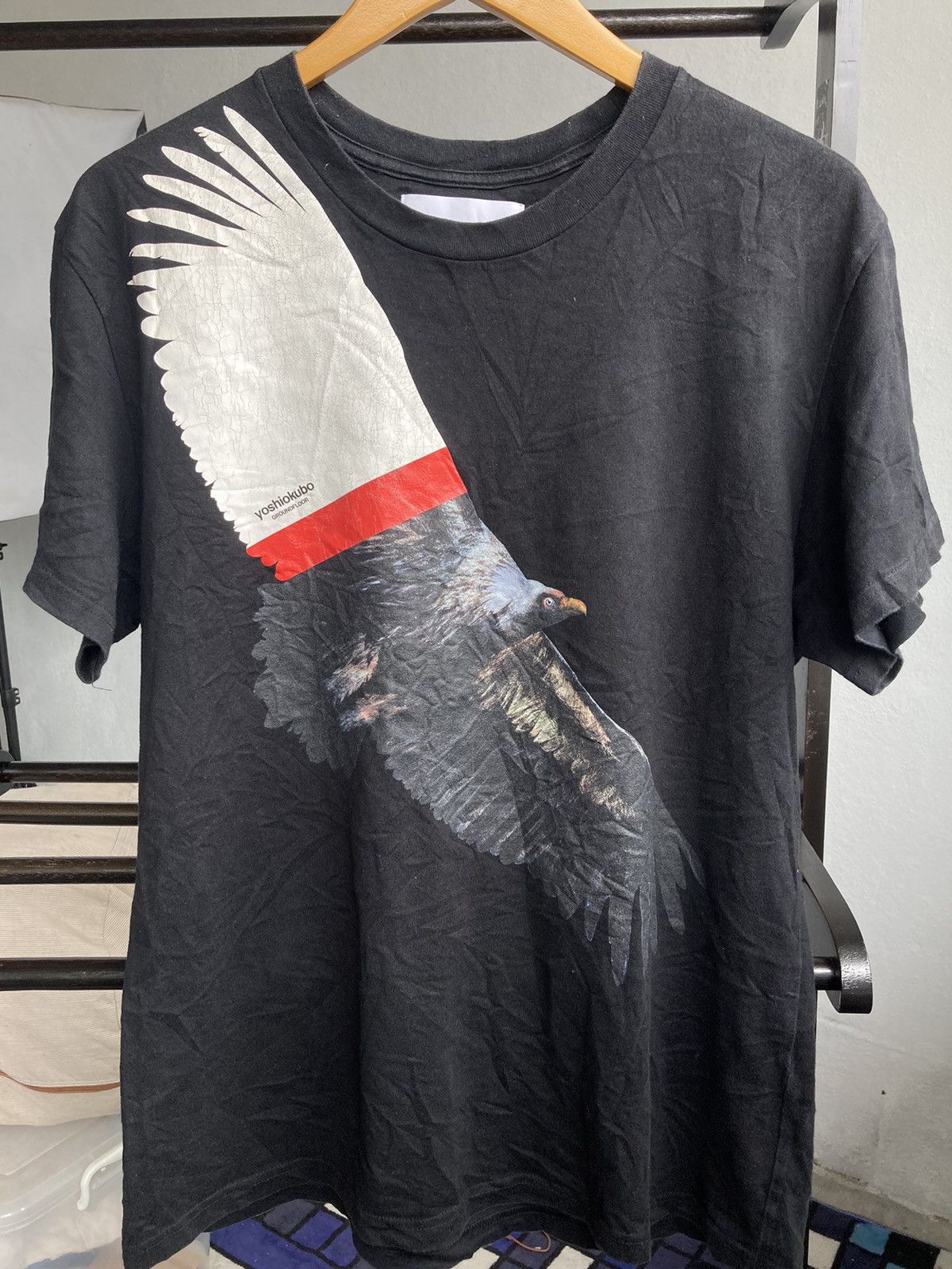 Japanese Brand × Yoshio Kubo Yoshio Kubo SS 2017 Groundfloor Eagle Tshirt Size US M / EU 48-50 / 2 - 1 Thumbnail