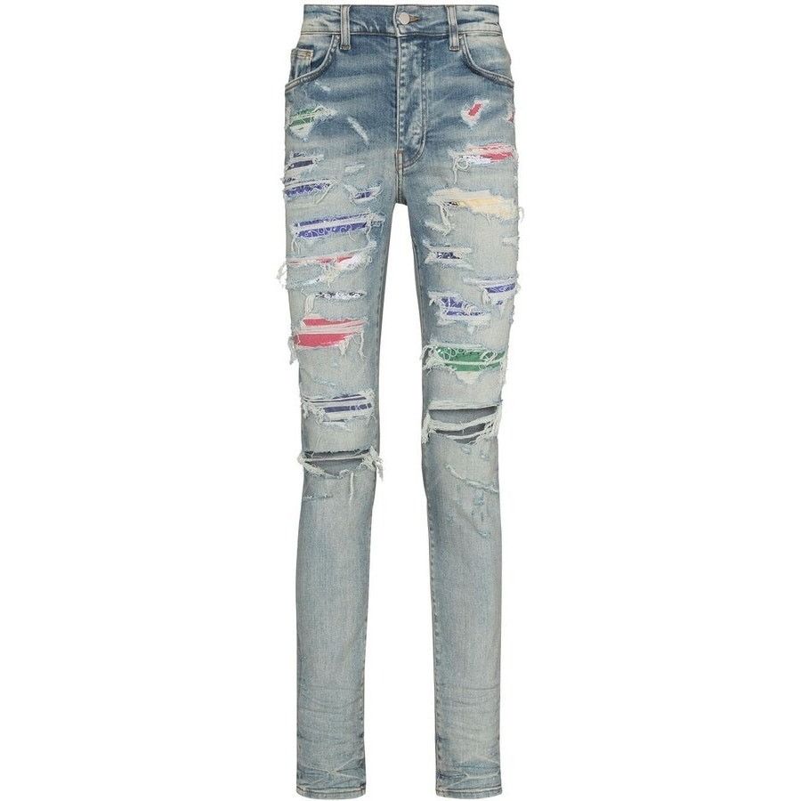 Amiri NWT Amiri Rainbow Patch Denim Size US 30 / EU 46 - 8 Thumbnail