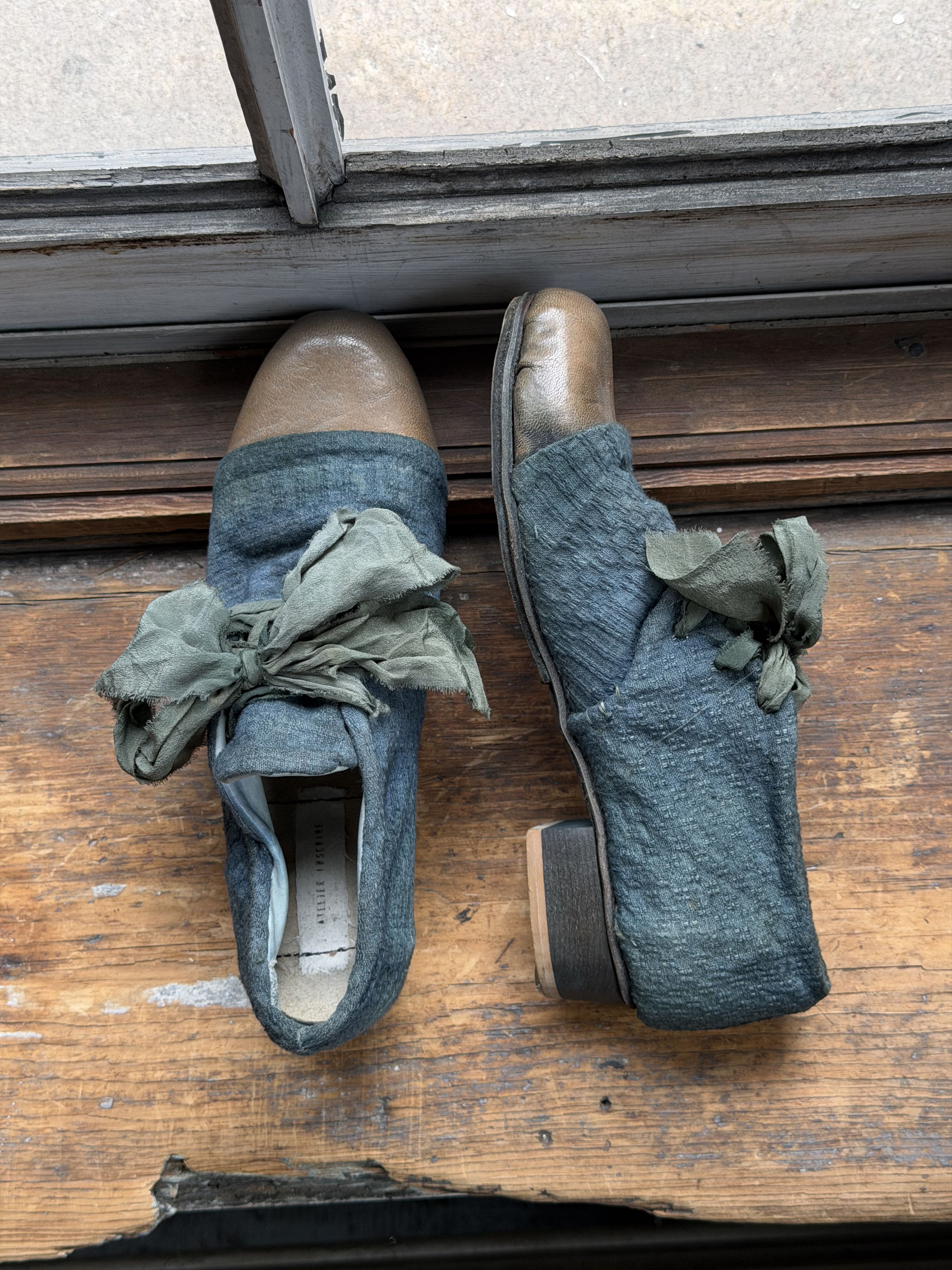 Other Atelier Inscrire CAP TOE DYED LINEN hemp dyed hat toe shoes Size US 9 / IT 39 - 7 Thumbnail