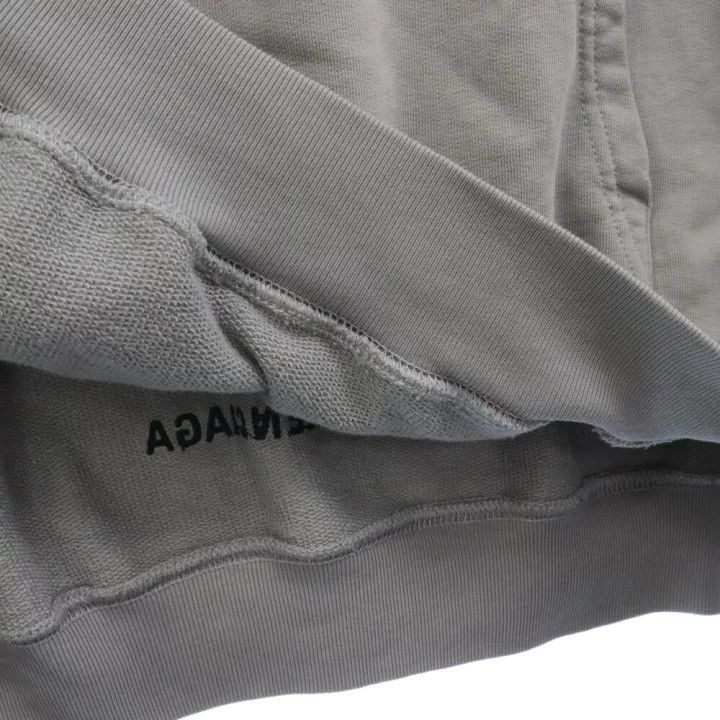 Balenciaga o1bcso1str1224 Large Fit Hoodie in Grey/Black Size US XXS / EU 40 - 4 Thumbnail