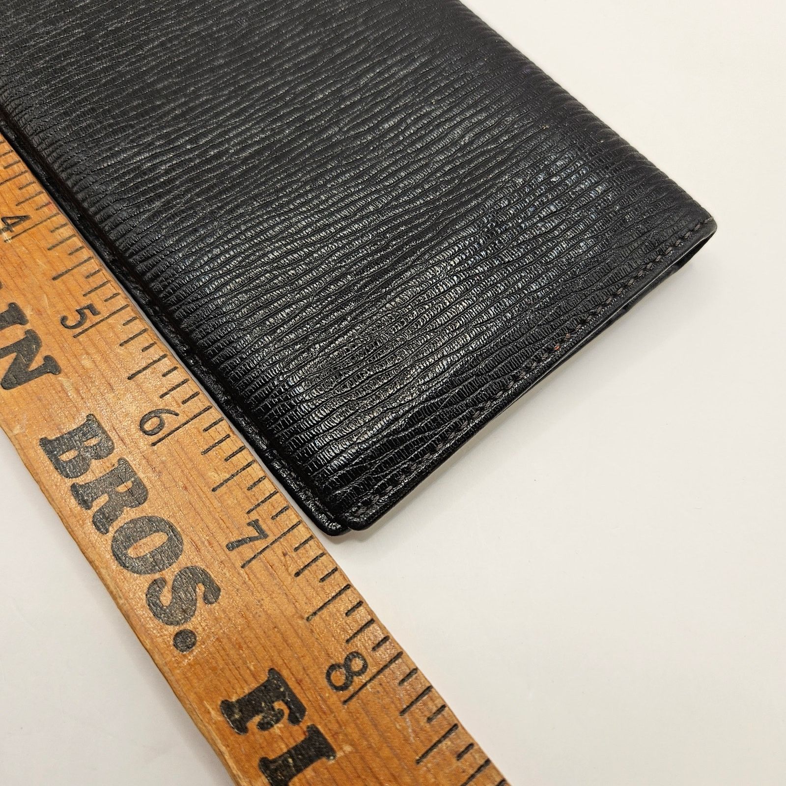 Salvatore Ferragamo SALVATORE FERRAGAMO BLACK CLASSIC LEATHER LONG BIFOLD WALLET Size ONE SIZE - 6 Thumbnail