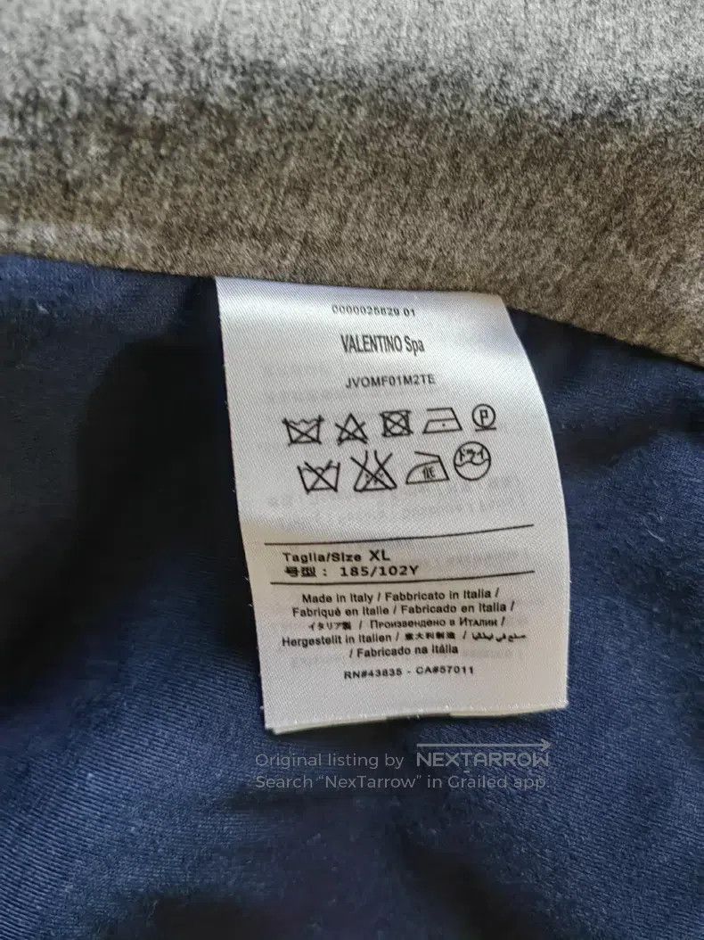 Valentino Valentino Dark blue butterfly zipper space cotton sweatshi Size US XL / EU 56 / 4 - 6 Thumbnail