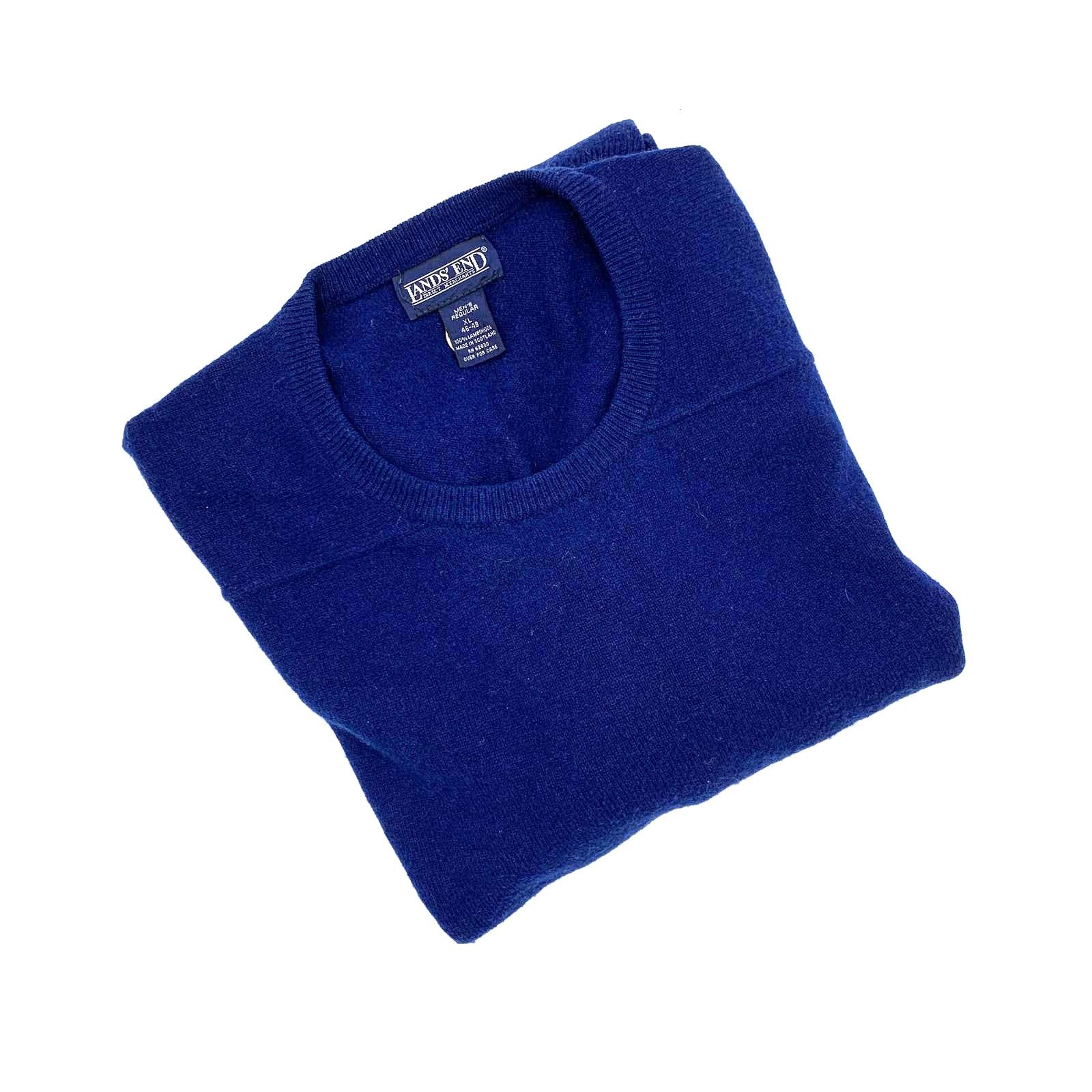 Lands' End Vintage Lands End Wool Crewneck Pullover Sweater Size US XL / EU 56 / 4 - 7 Thumbnail