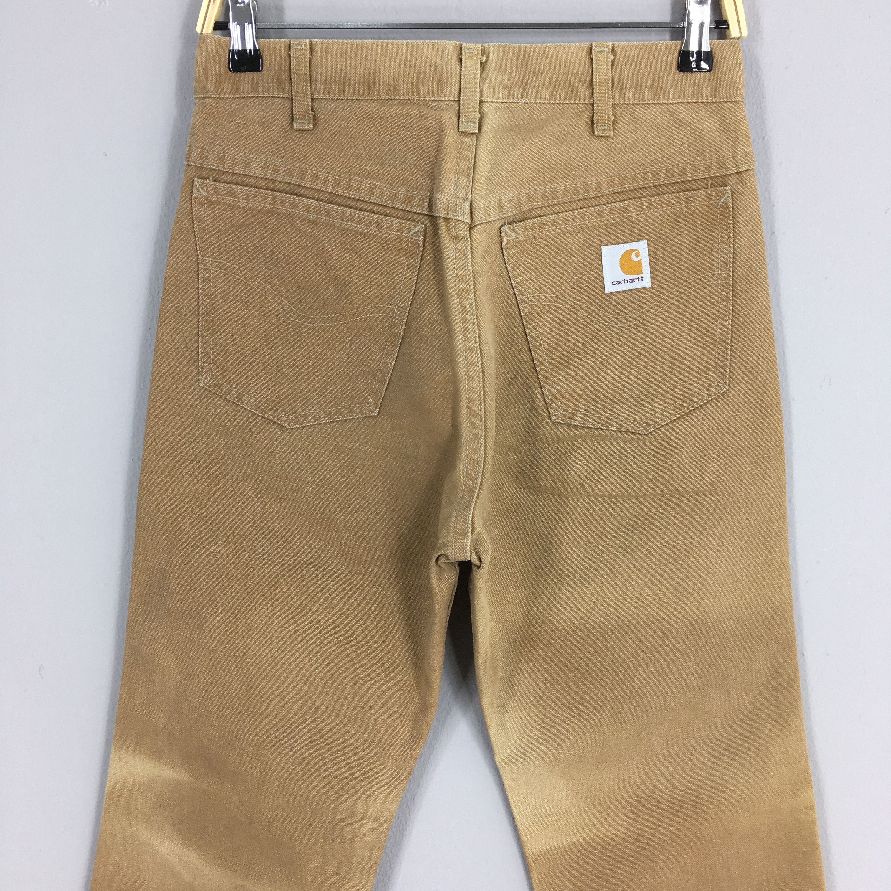 Carhartt Size 28x23Vintage 1980s Carhartt Carpenter Beige Jeans S429 Size US 28 / EU 44 - 9 Thumbnail